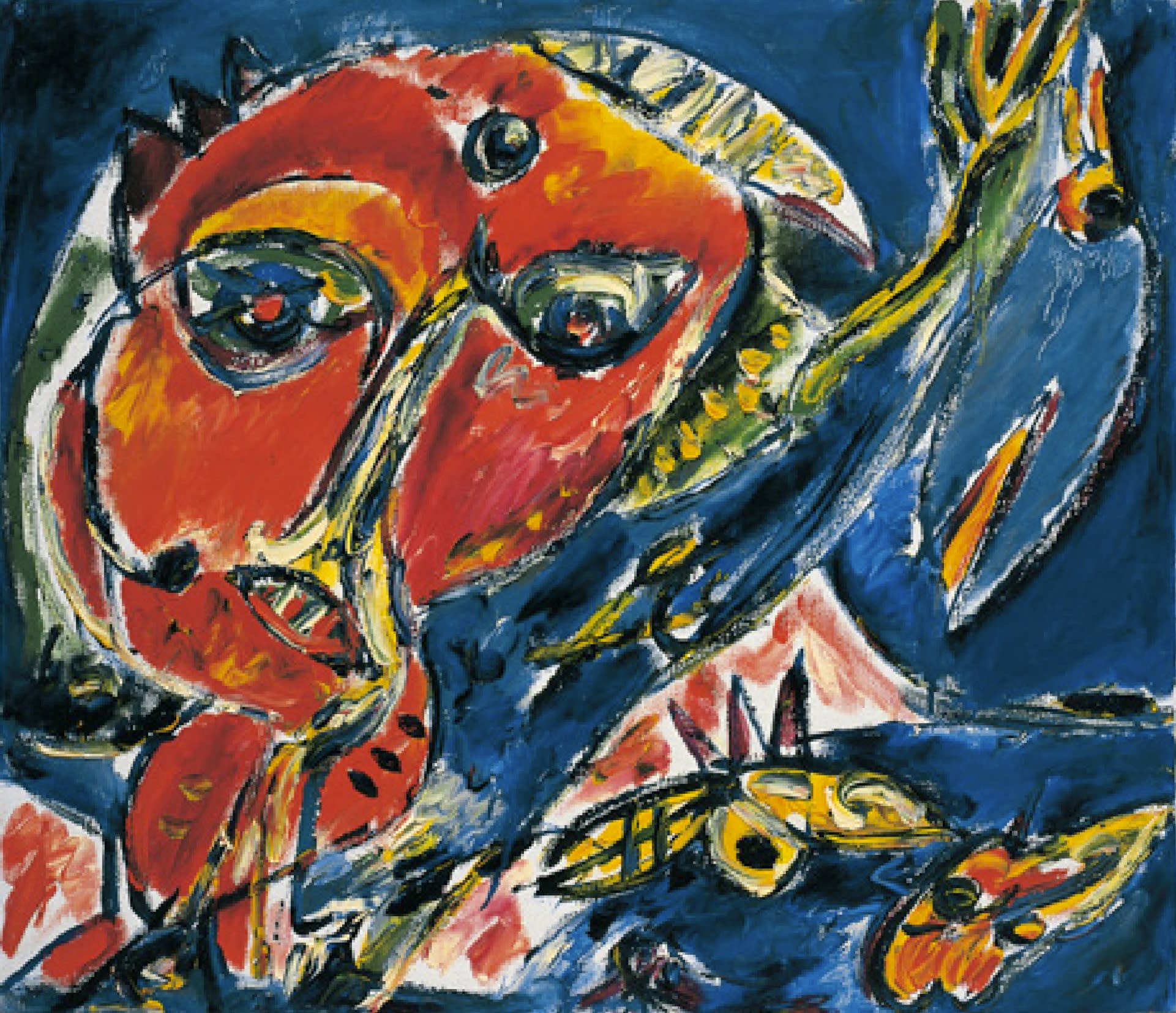 No Title, 1985, olio su tela, cm 60X70