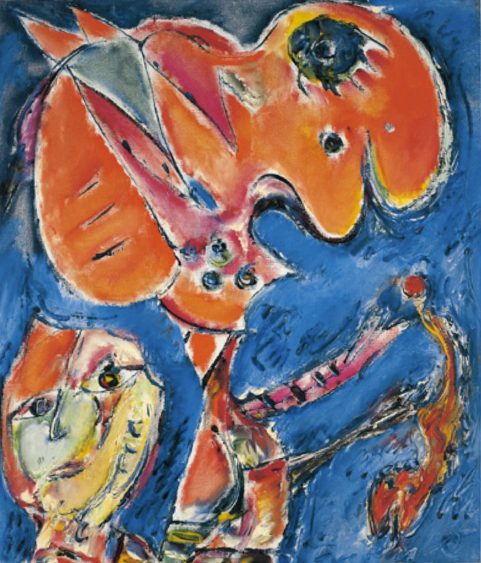 No Title, Molesmes, olio su tela, cm 60X70