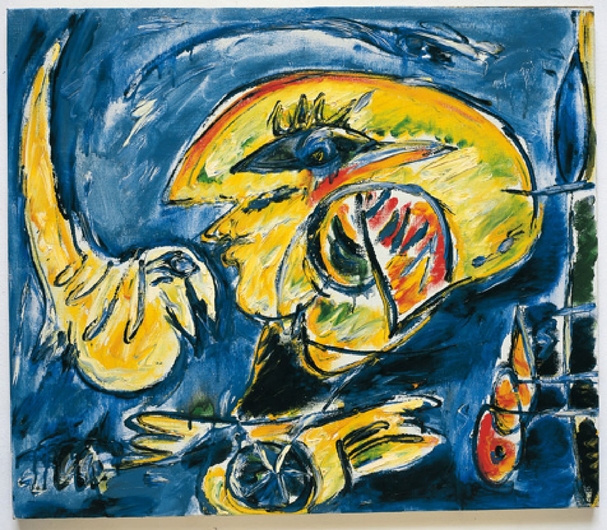 No Title, 1985, olio su tela, cm 60X70