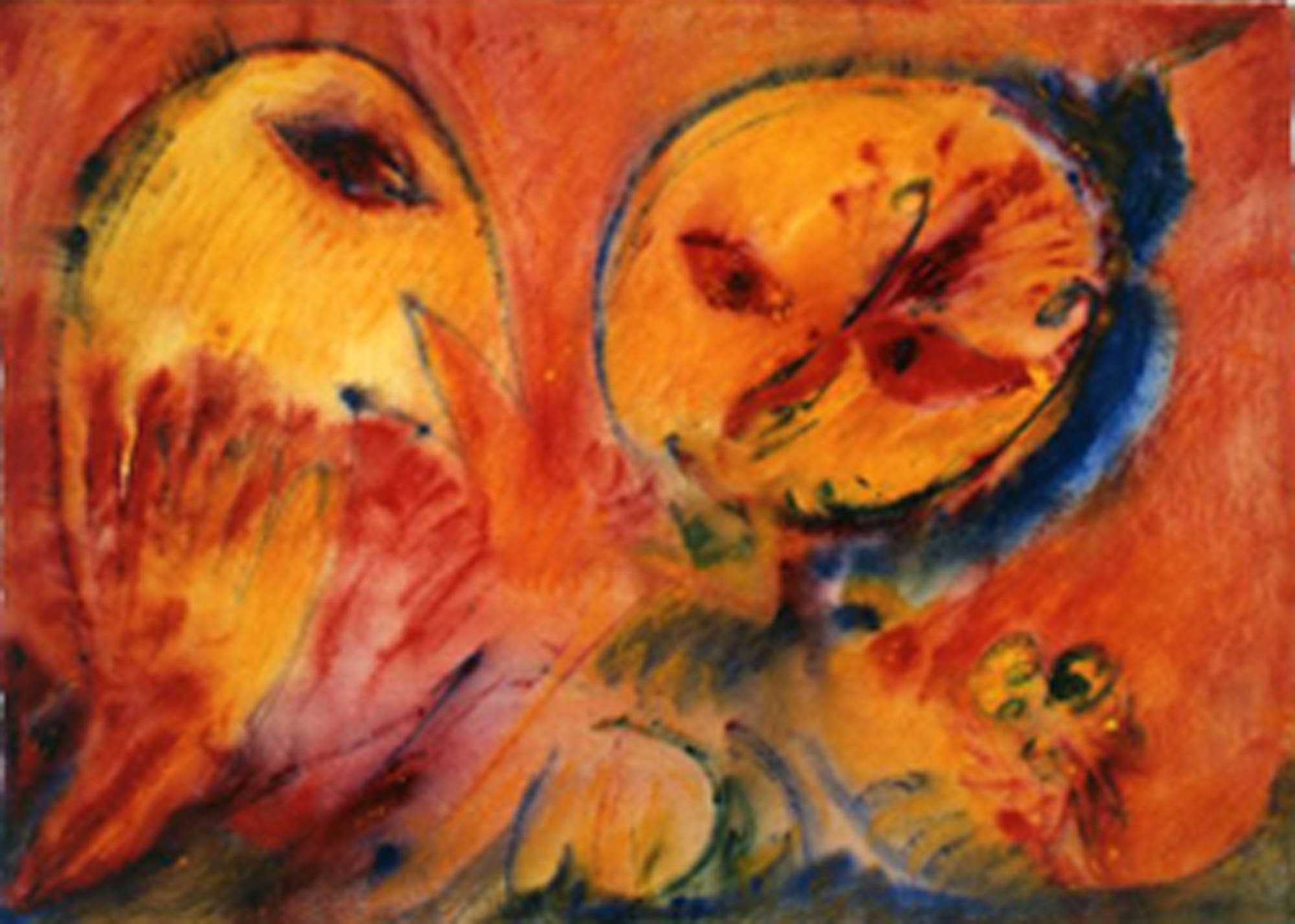 Sarons Rose Iii, Jerusalem, 1979, acquerelli, cm 56X78