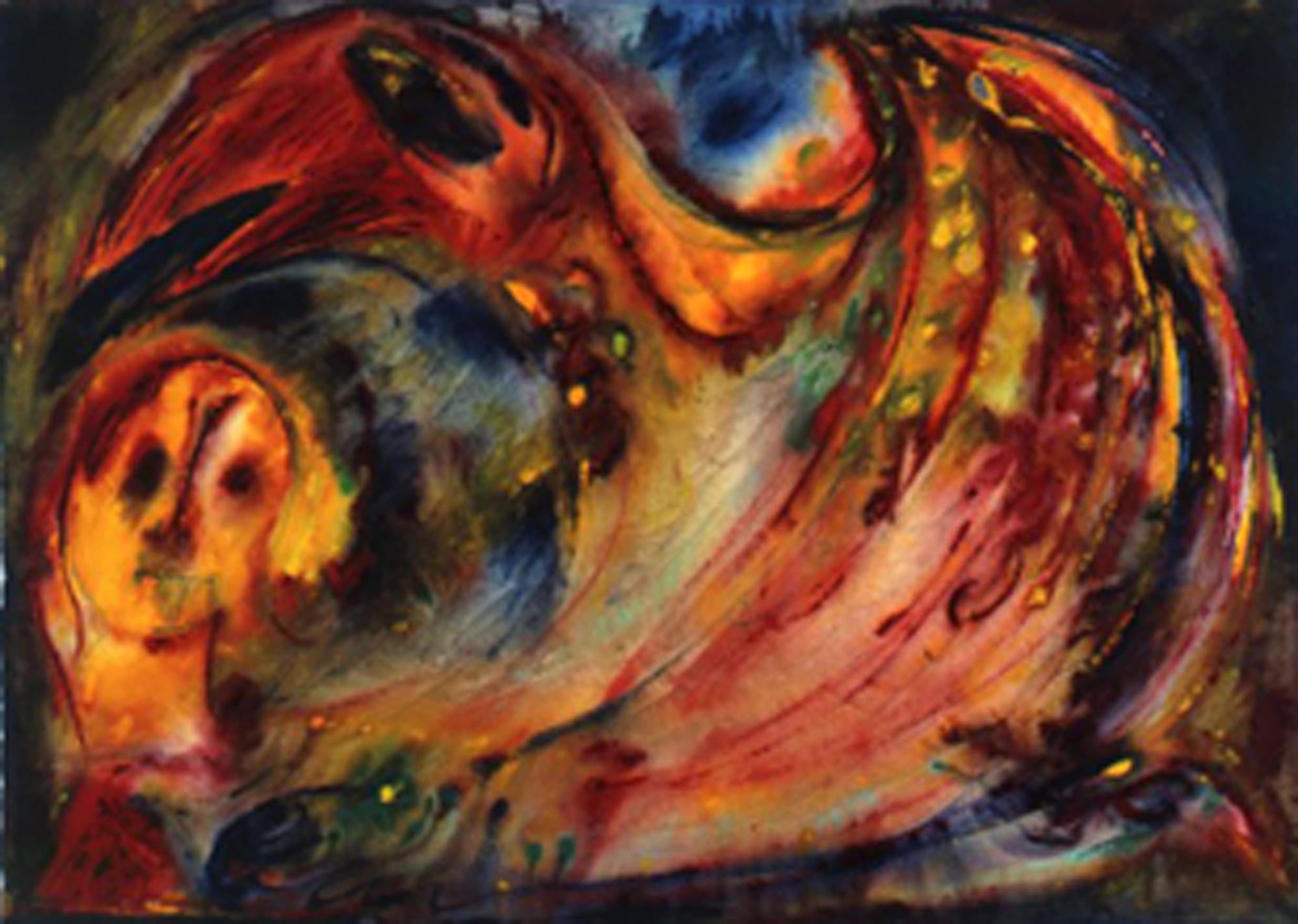 Stjernernes Fogl, Jerusalem, 1979, acquerelli su carta, cm 56X78