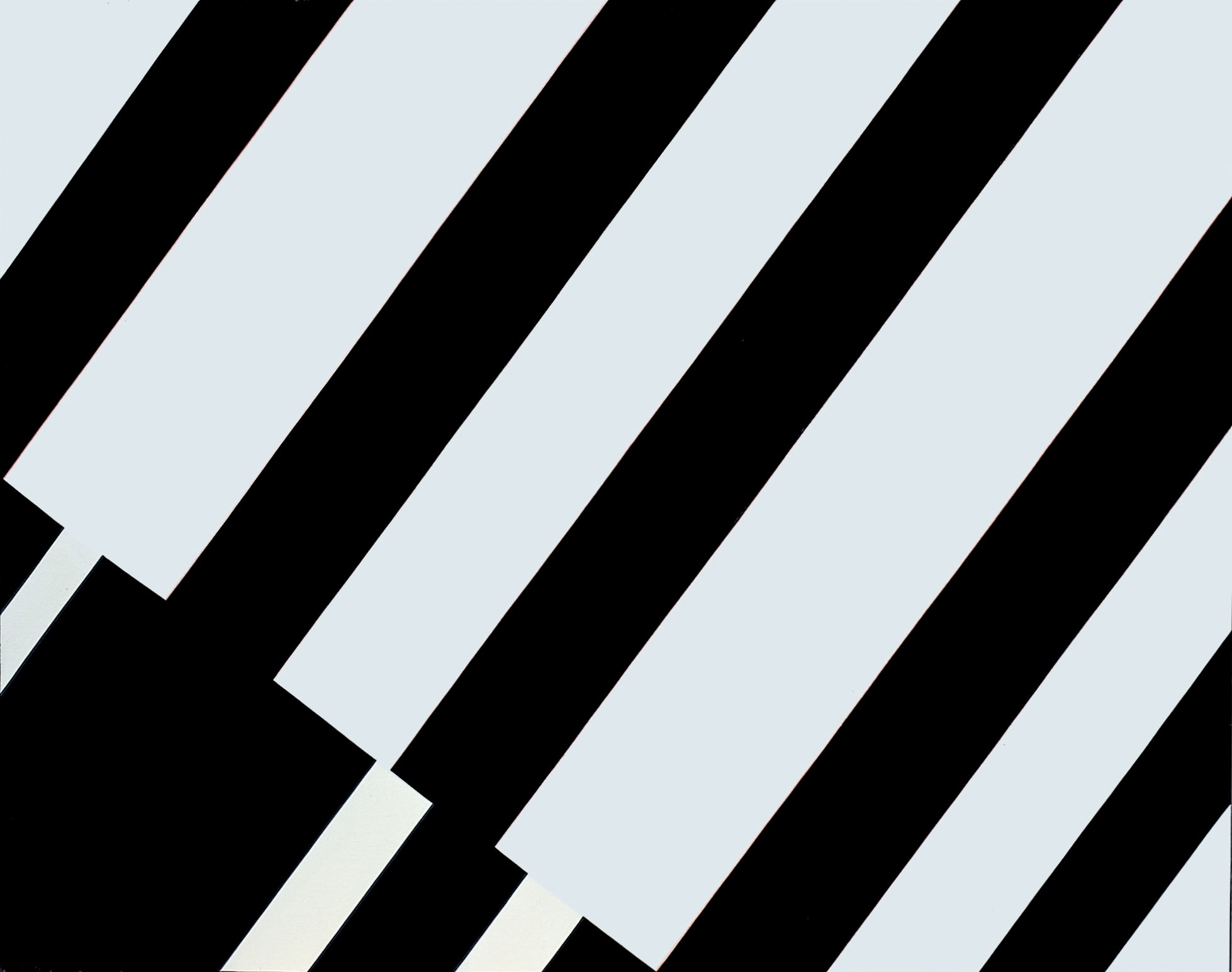 Lapidar Et I, 1974, acrilico su tela, cm 87X110