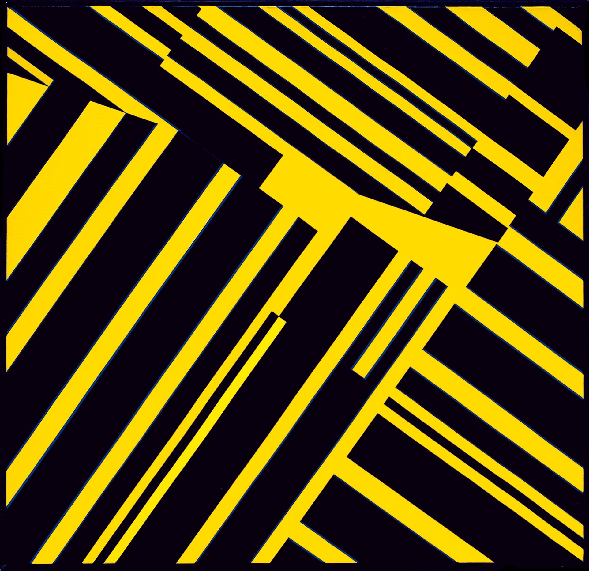 8 3 Bereiche, 1962-64, acrilico su tela, cm 104X100