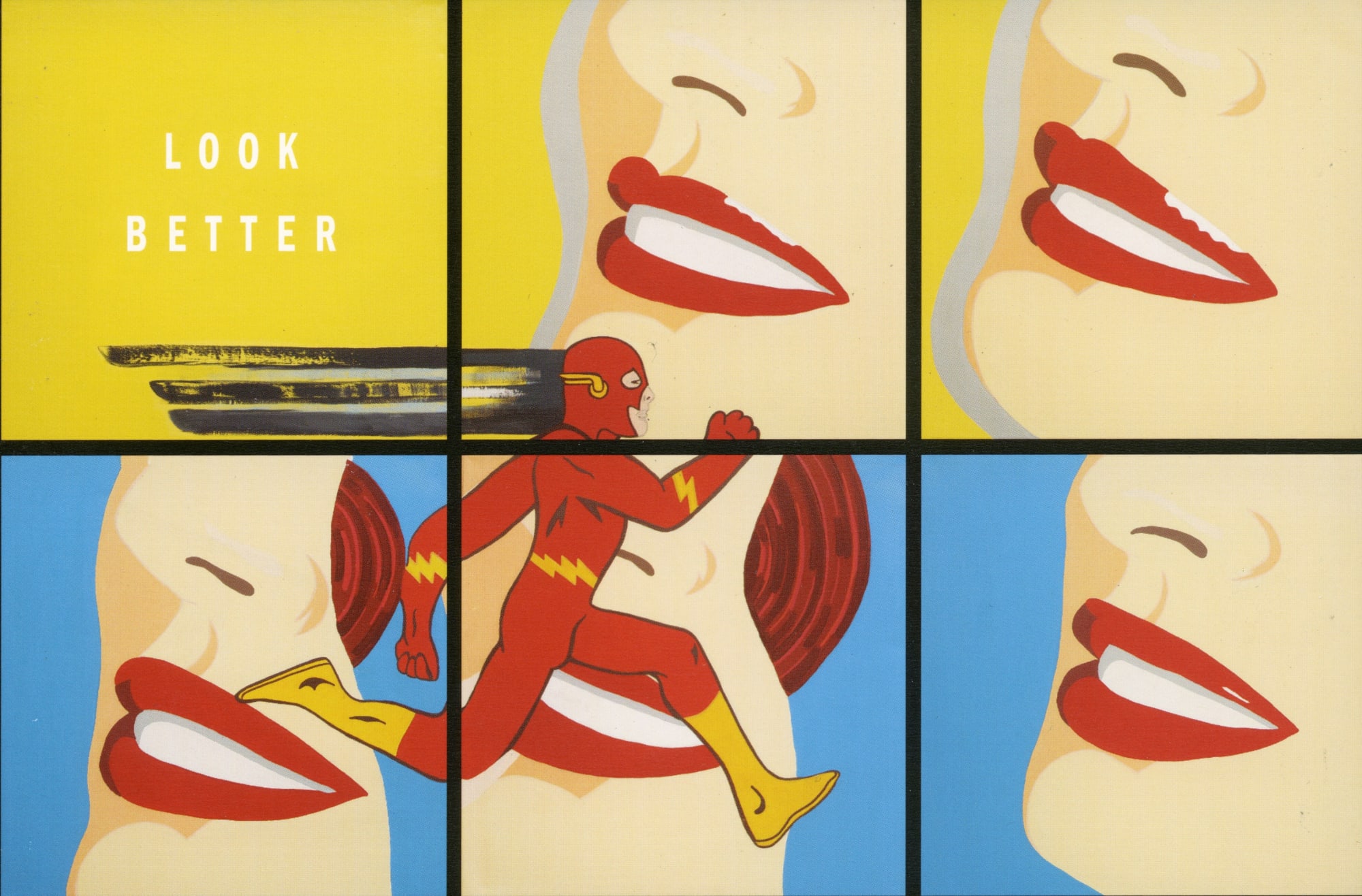 Look Better, 2006, acrilici su tela, cm 188X285