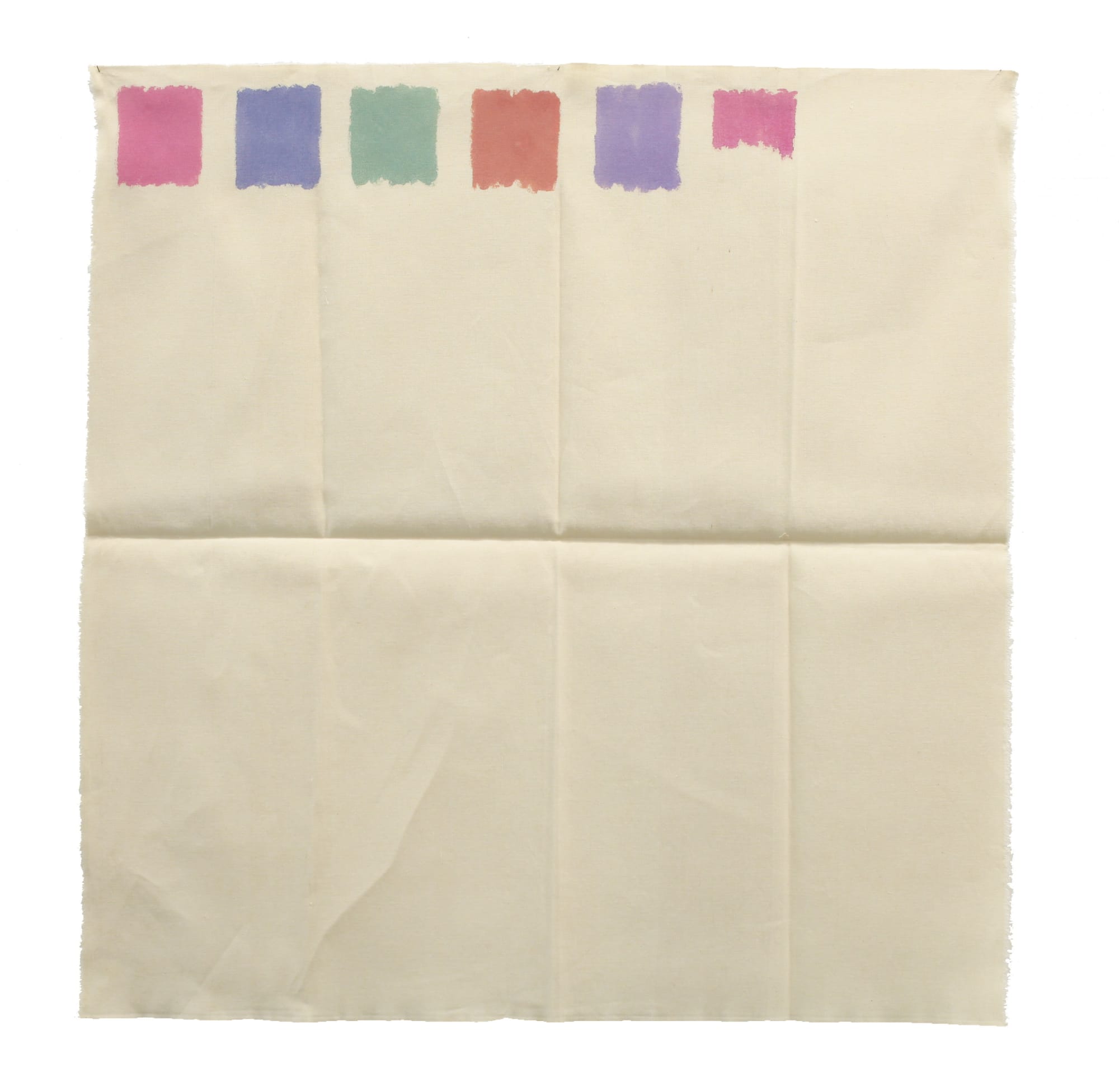 Pennello piatto, 1970, acrilico su cotone, cm 101X98