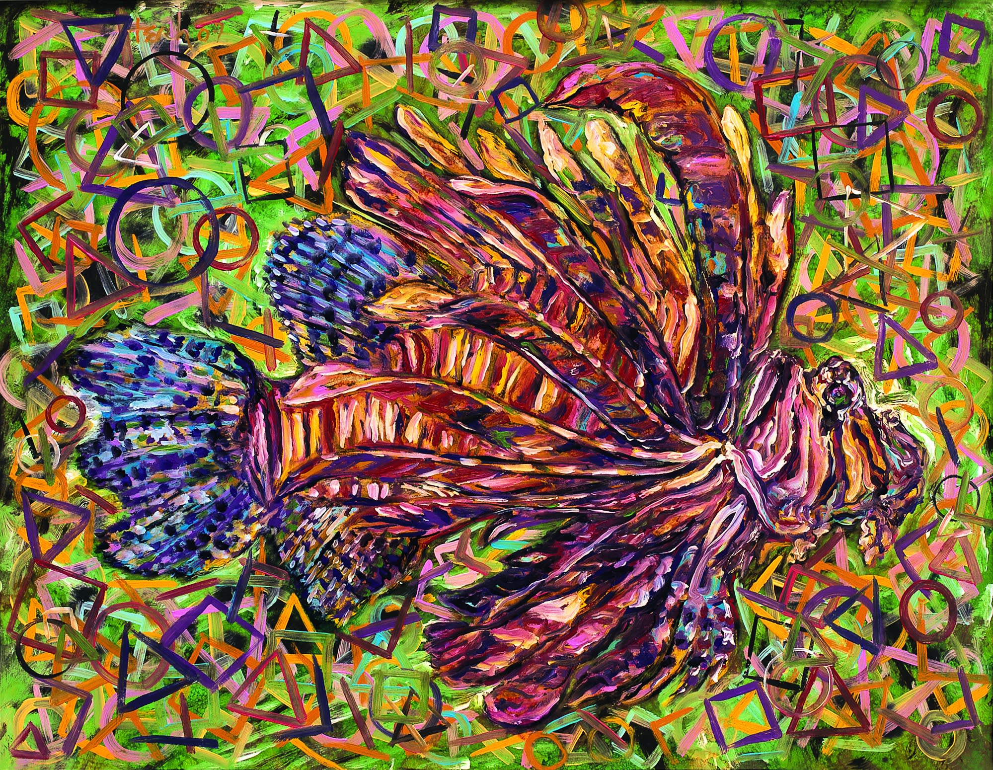 La Vanità di Horst, 2007, olio su alluminio, cm 80x100