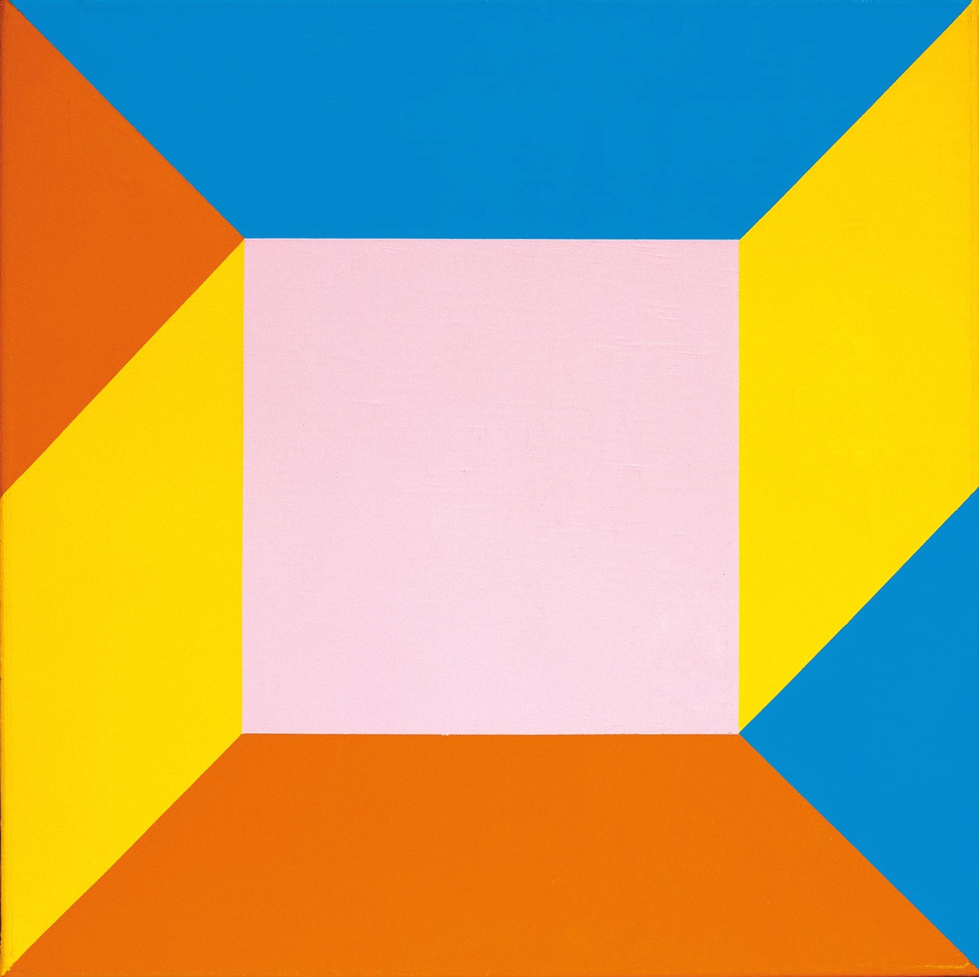 rosa kern, 1970, olio su tela, cm 40x40