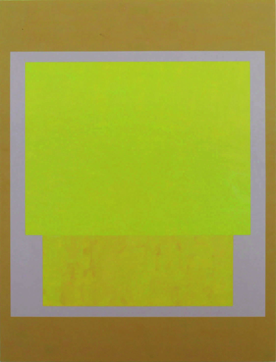 GREEN LIGHT (LIGURIA), 2005, acriico e pigmenti su tela, cm 168x128