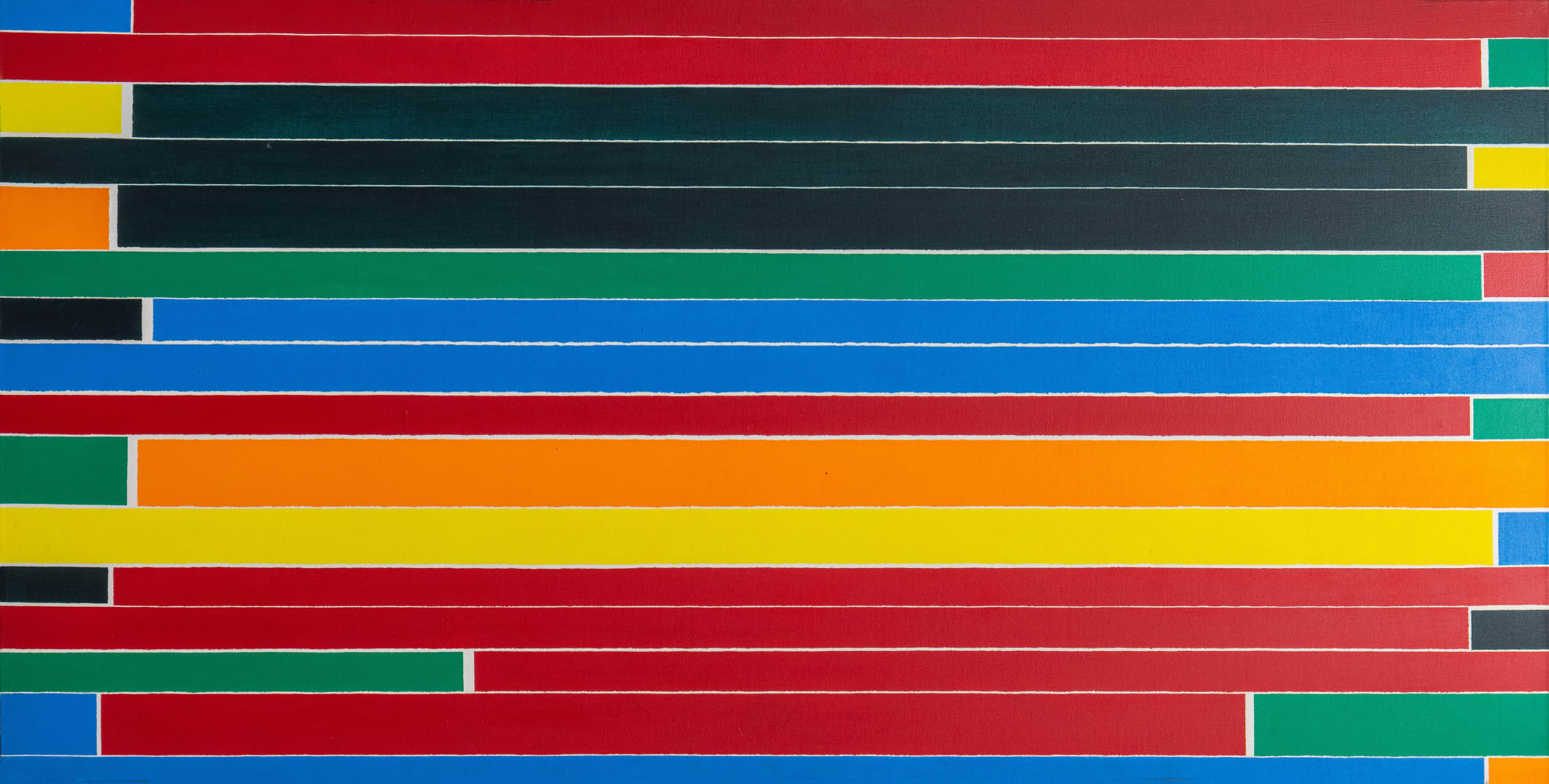 Piero Dorazio, The Gaza Strip, 1967, olio su tela, cm 115x220