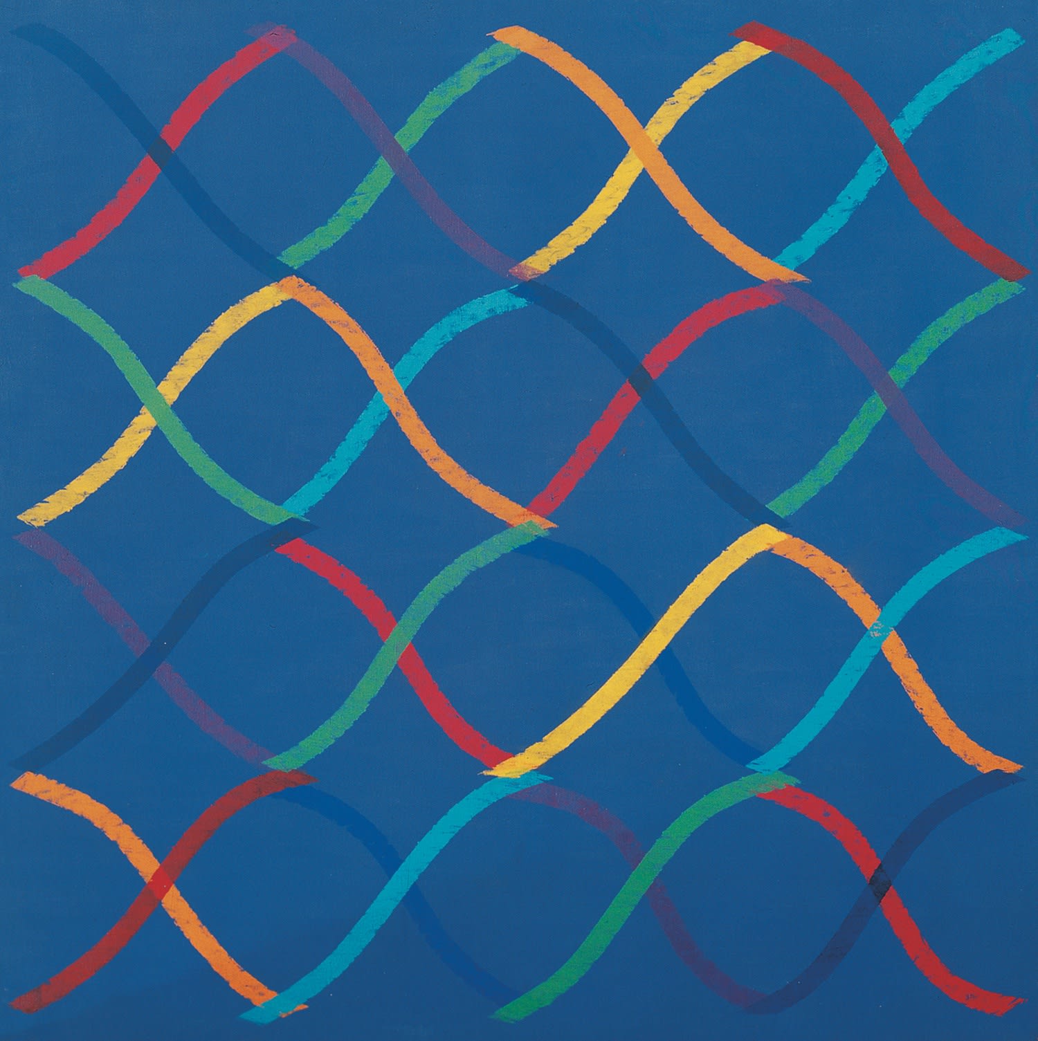 Piero Dorazio, Drôle d'Âme, 1965, olio su tela, cm 130x130