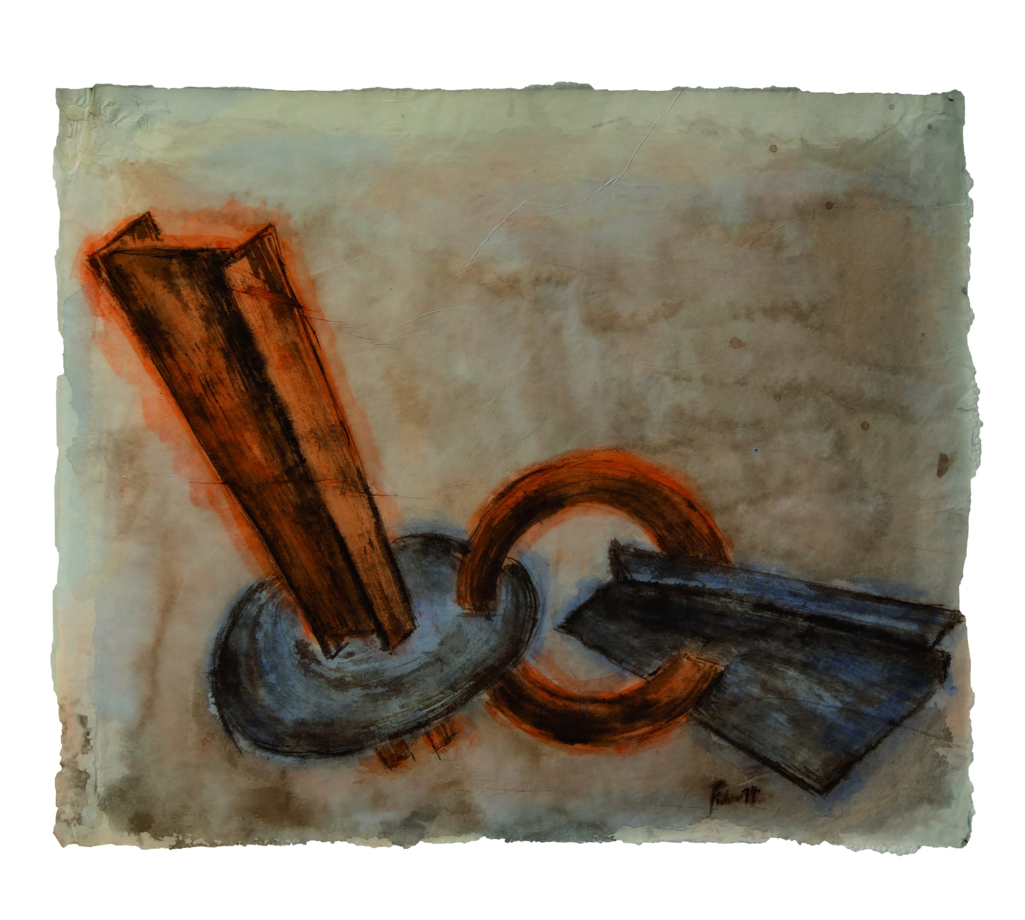 21. Untitled, 1974, tecnica mista, cm 50,5X61,5