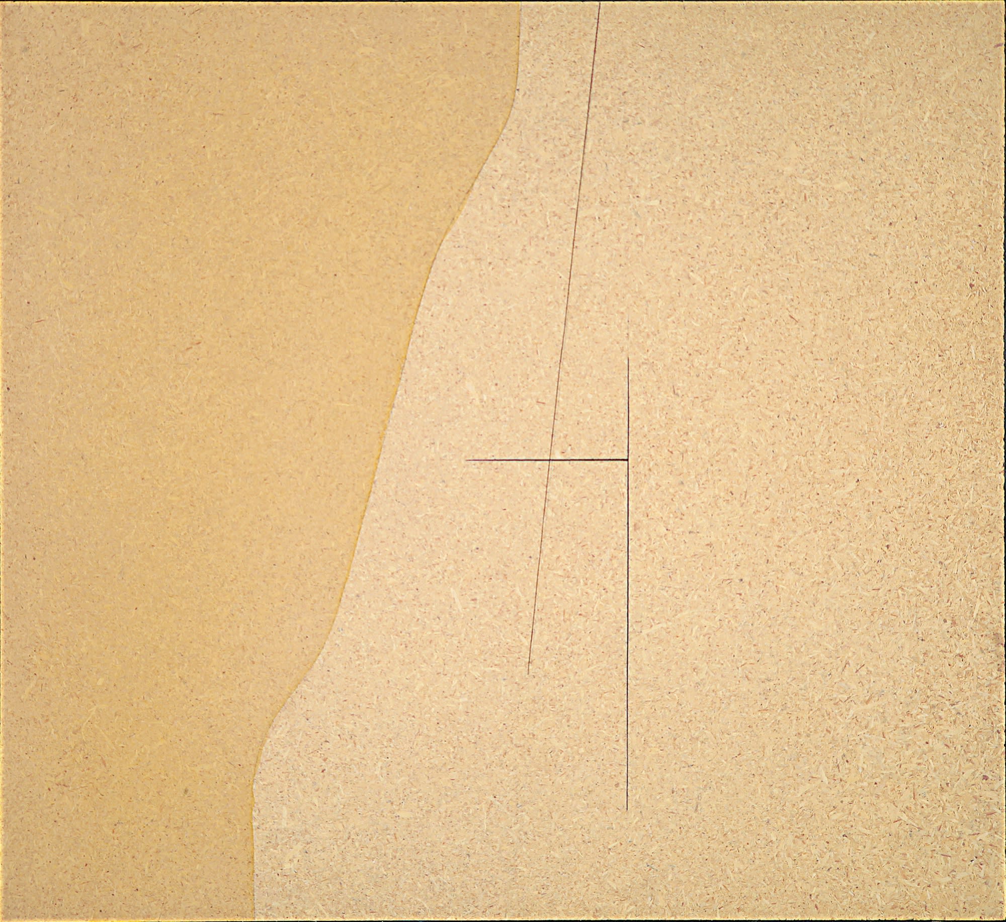 Arturo Bonfanti, Ac Murale 27 A, 1972, acrilico su pavatex, cm 35X38