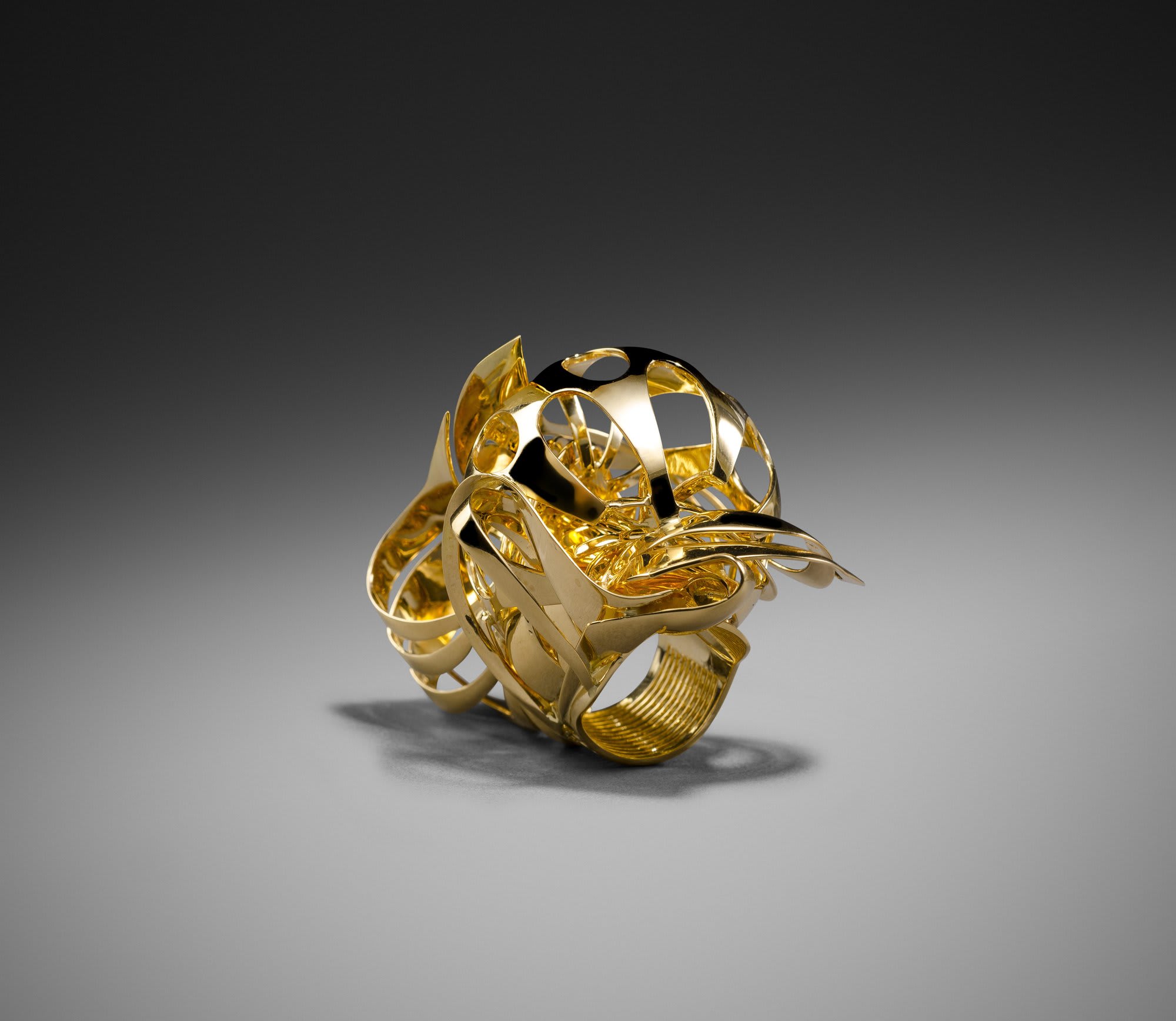 Frank Stella Untitled Ring, 2010 18ct gold Edition of 5