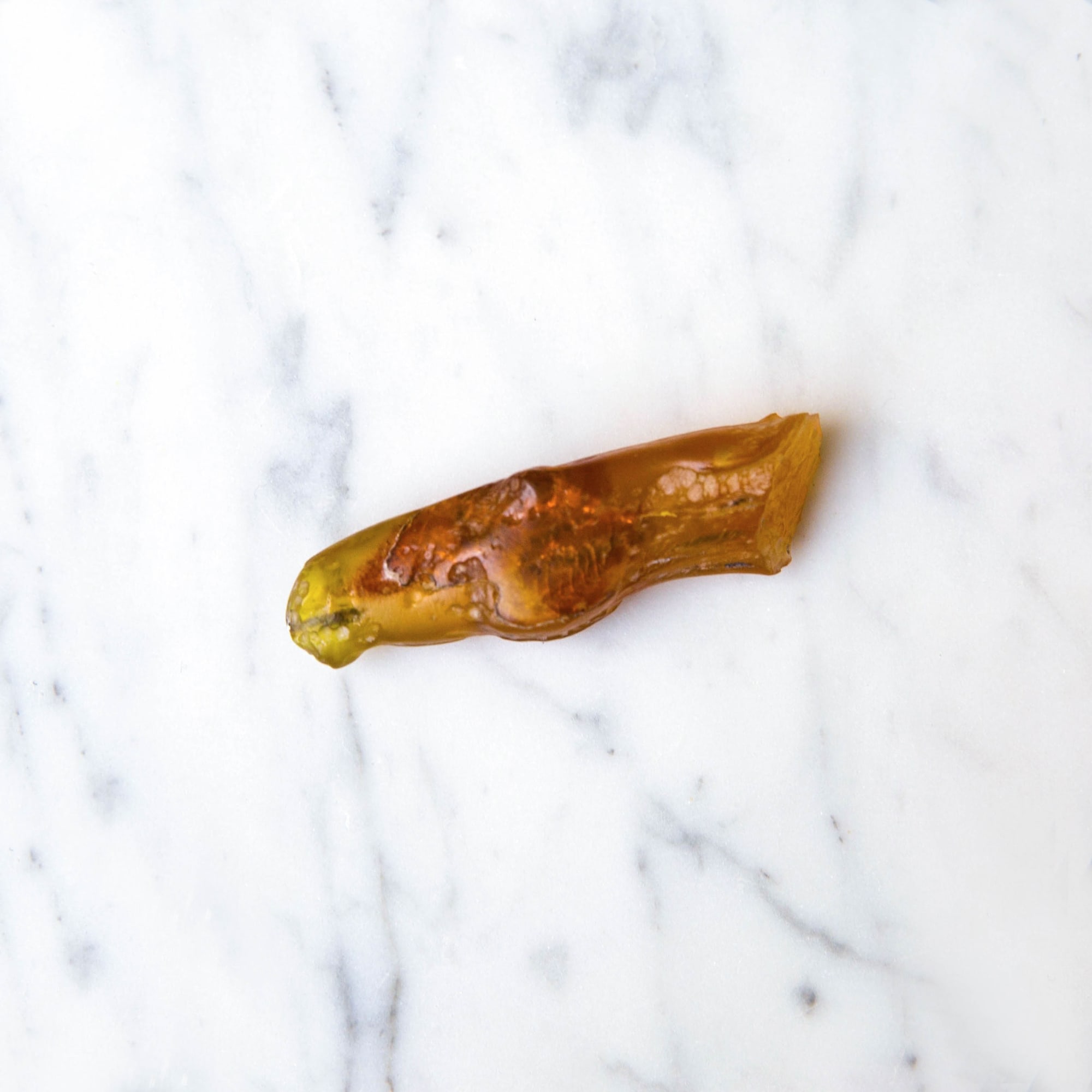 Nic Fiddian Green, Pocket Series, 2016, amber, unique.