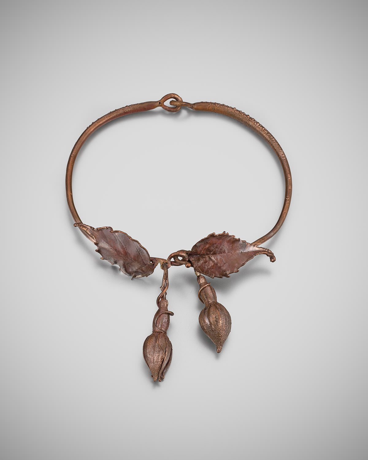 Fushia, 2015, Necklace, galvanised copper