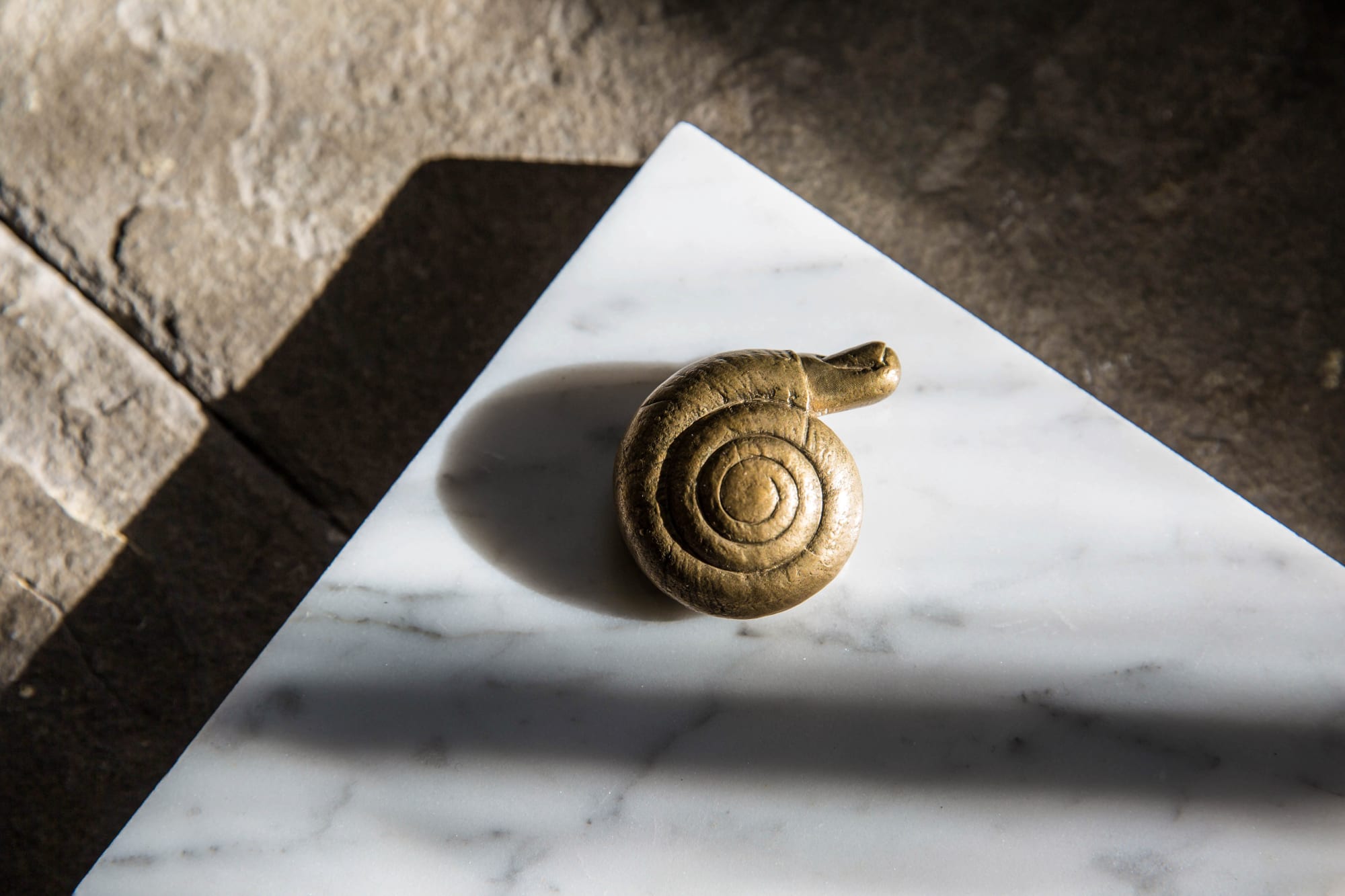 Escargot Un Doigt, 1968, Small Sculpture, bronze and copper