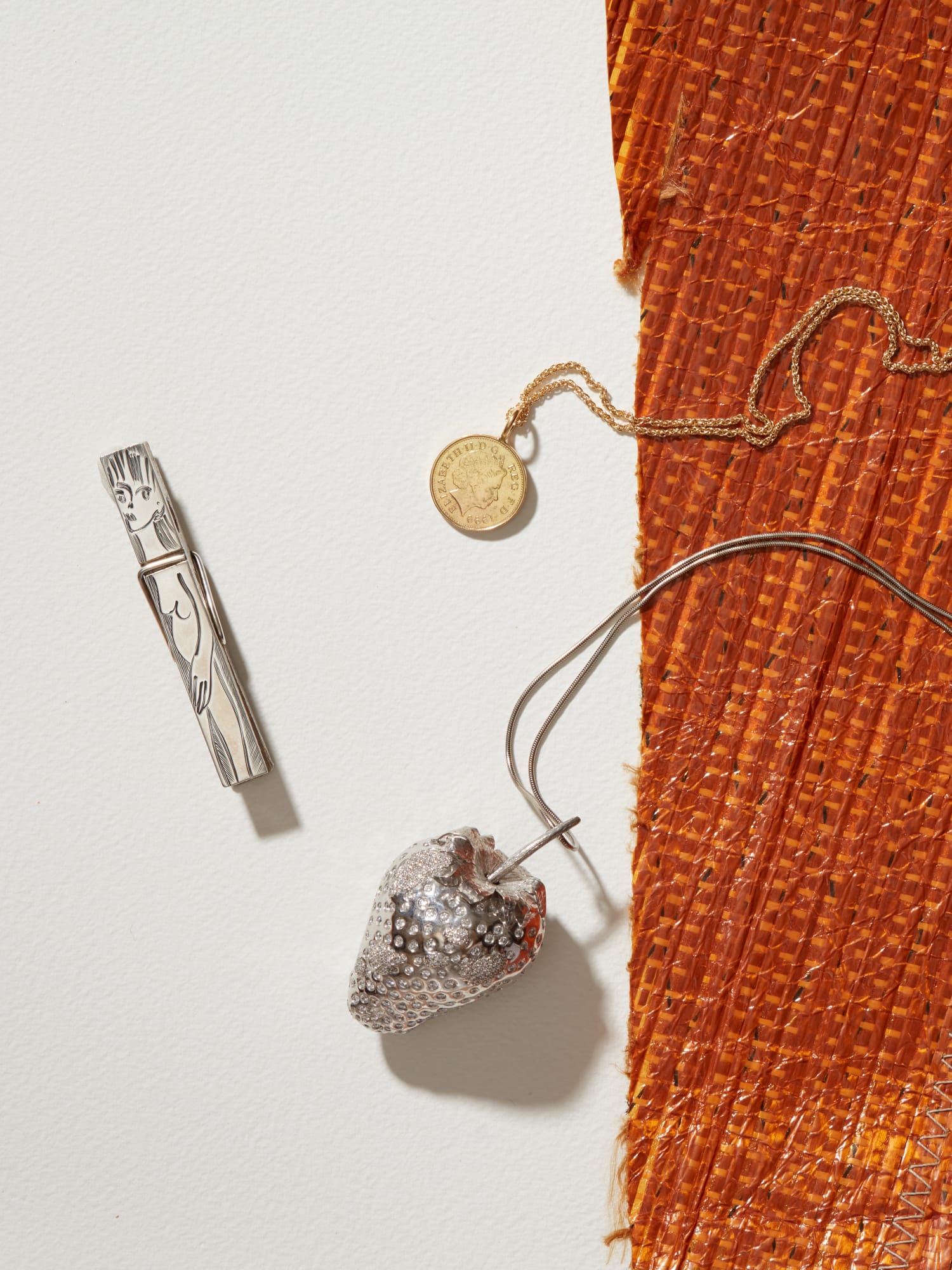 Jewellery by Annie Morris, Marc Quinn and Rob Wynne