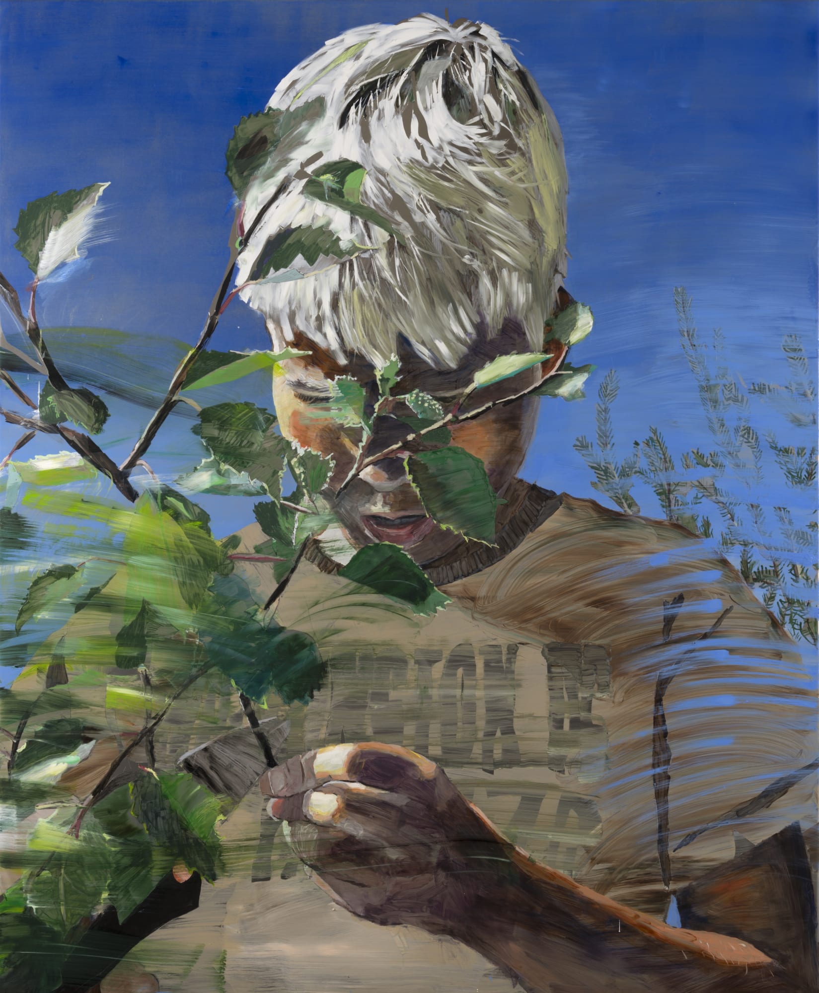 ERIKA ADAMSSON Intensity, 2018 Oil on aluminium 136 x 112 cm / 53.5 x 44.1 inches