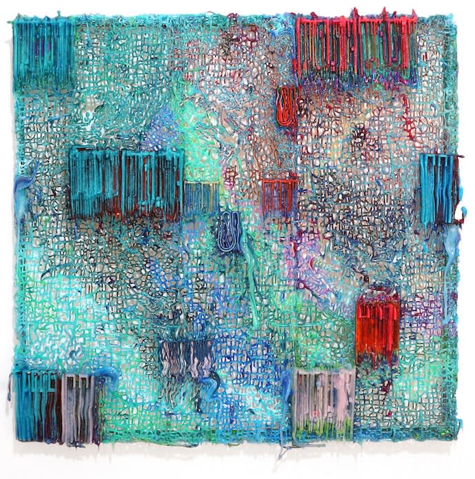 Fabian Marcaccio Fibrous Aura, 2017