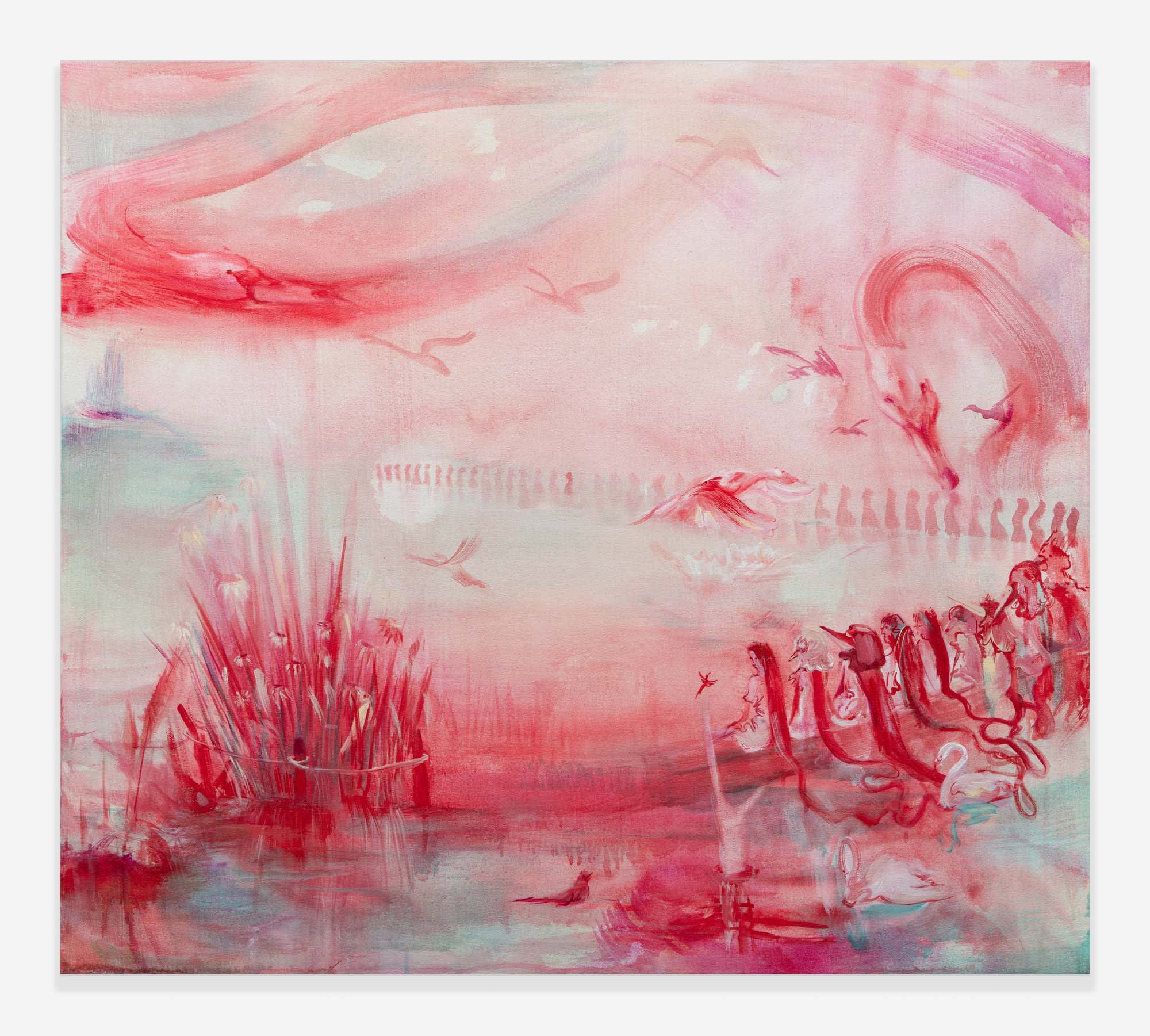 Saba Farhoudnia Bliss atop a Log, 2024