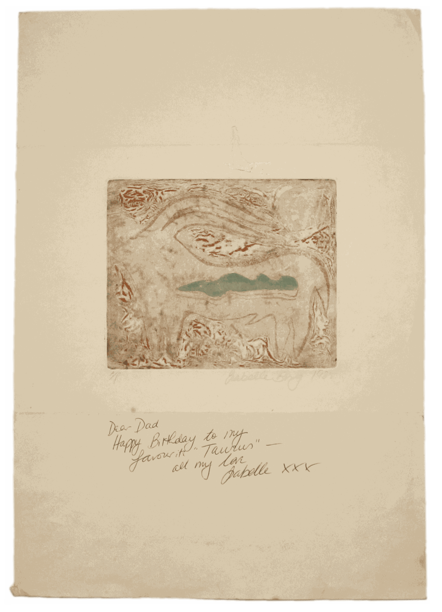 Isabelle Borg, Lovers In The Bull, 1984