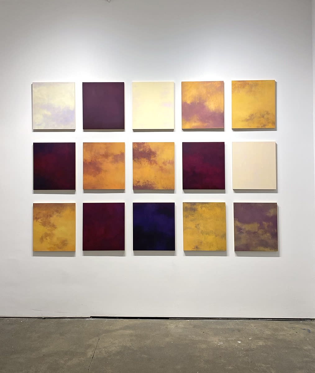 installation shot of Tamar Zinn "Where I find myself" exhibition