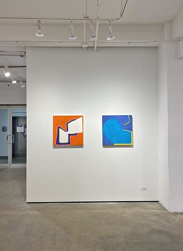 Installation shots from group exhibition "Eccentric Color"
