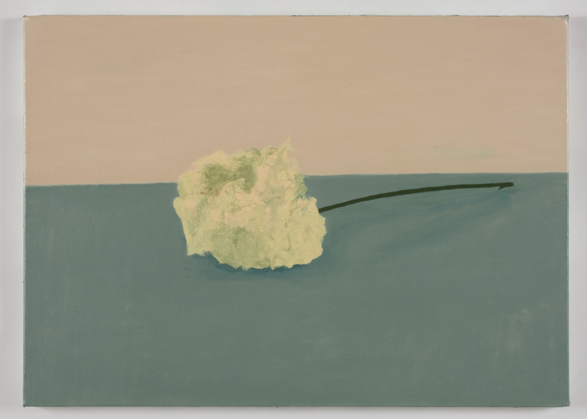 Painting by Victor Pesce of a hydrangea