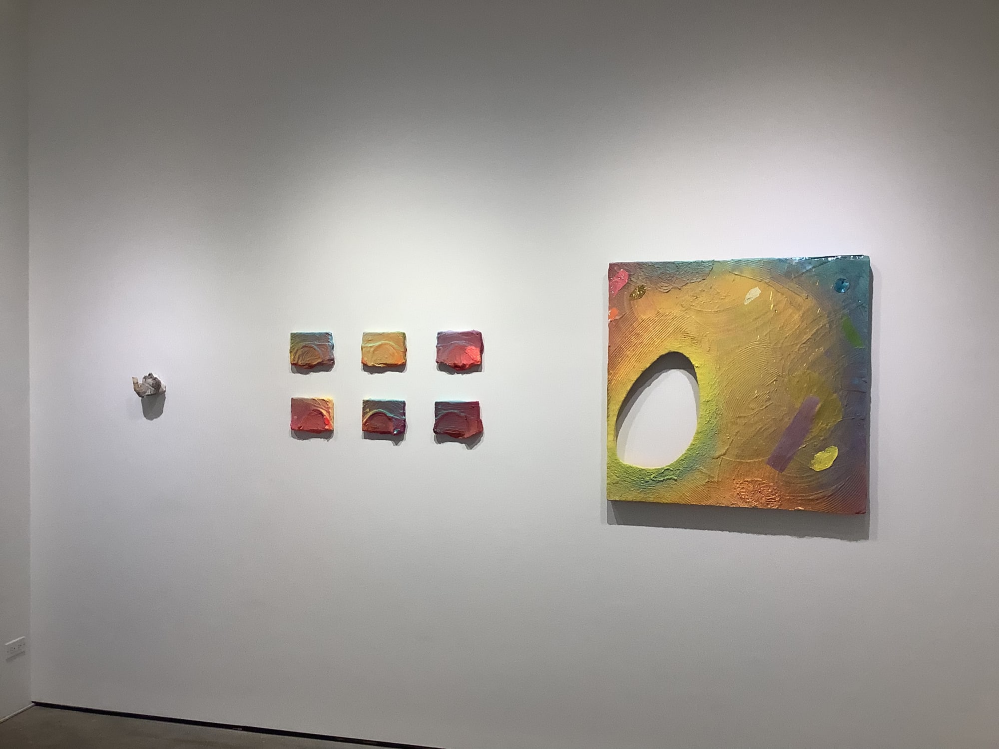 Installation shot of group exhibition "Rough and Ready"