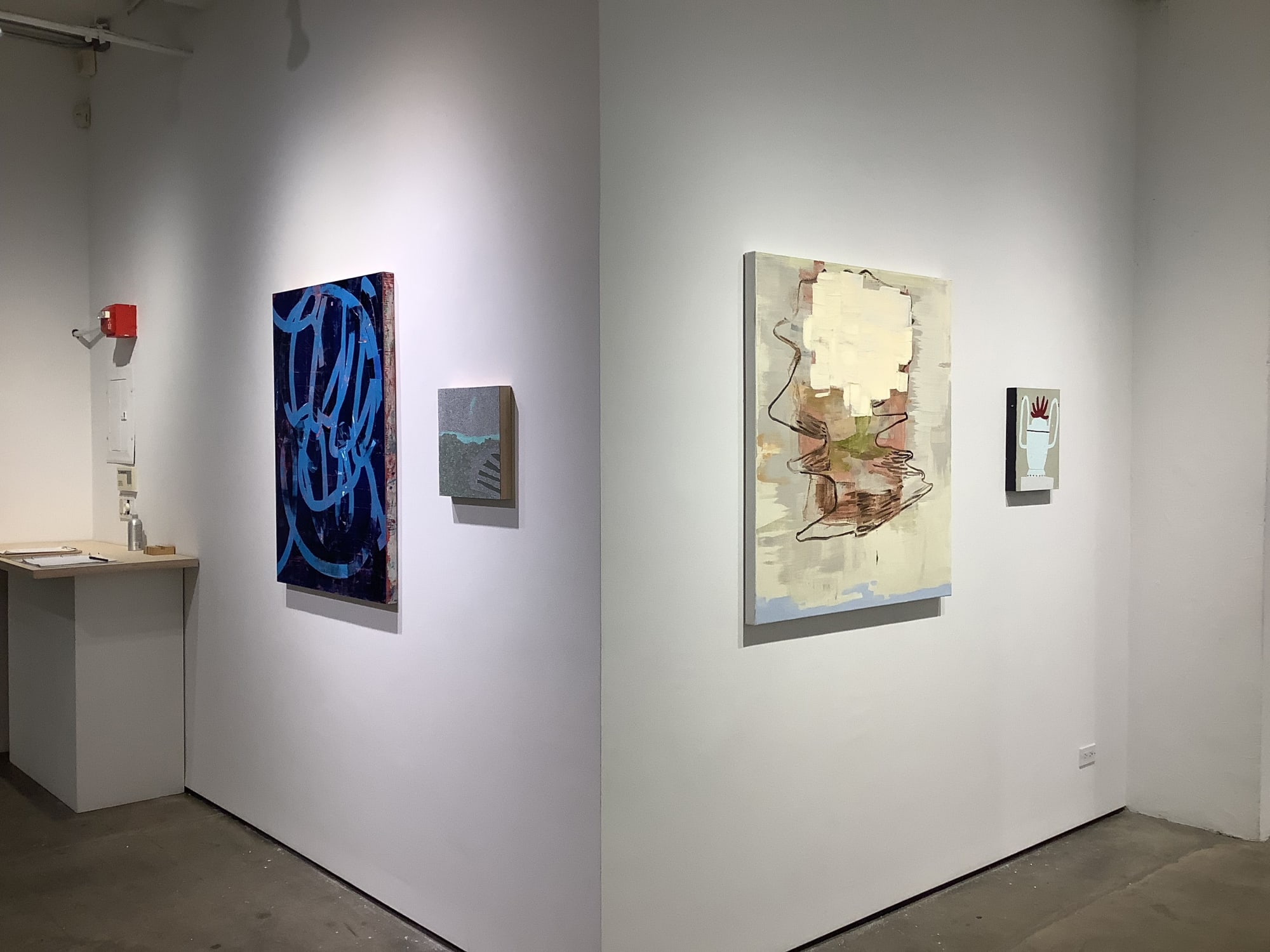 Installation shot from the group exhibition "Odd Couple"