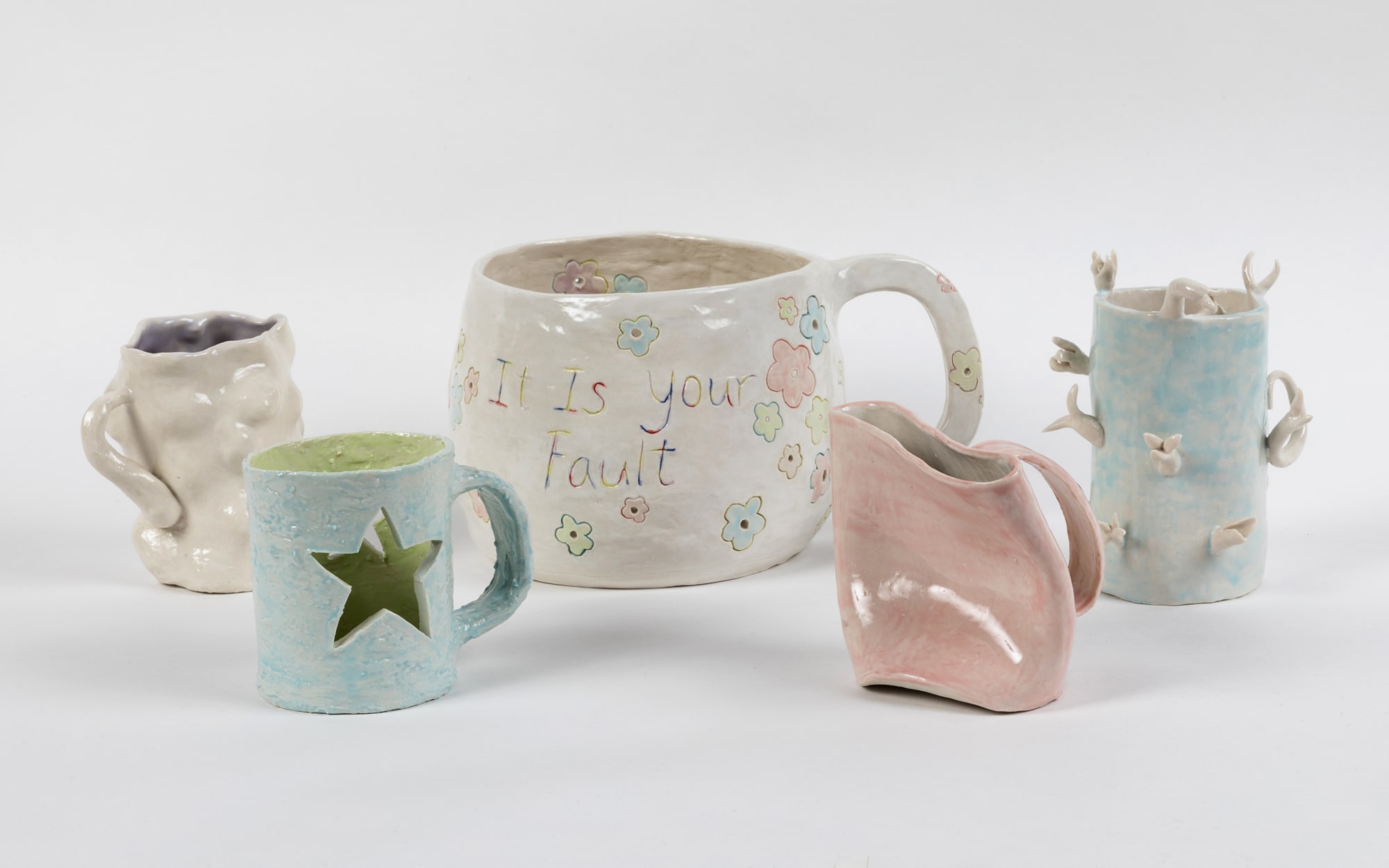 Group of ceramic work by Monica Banks