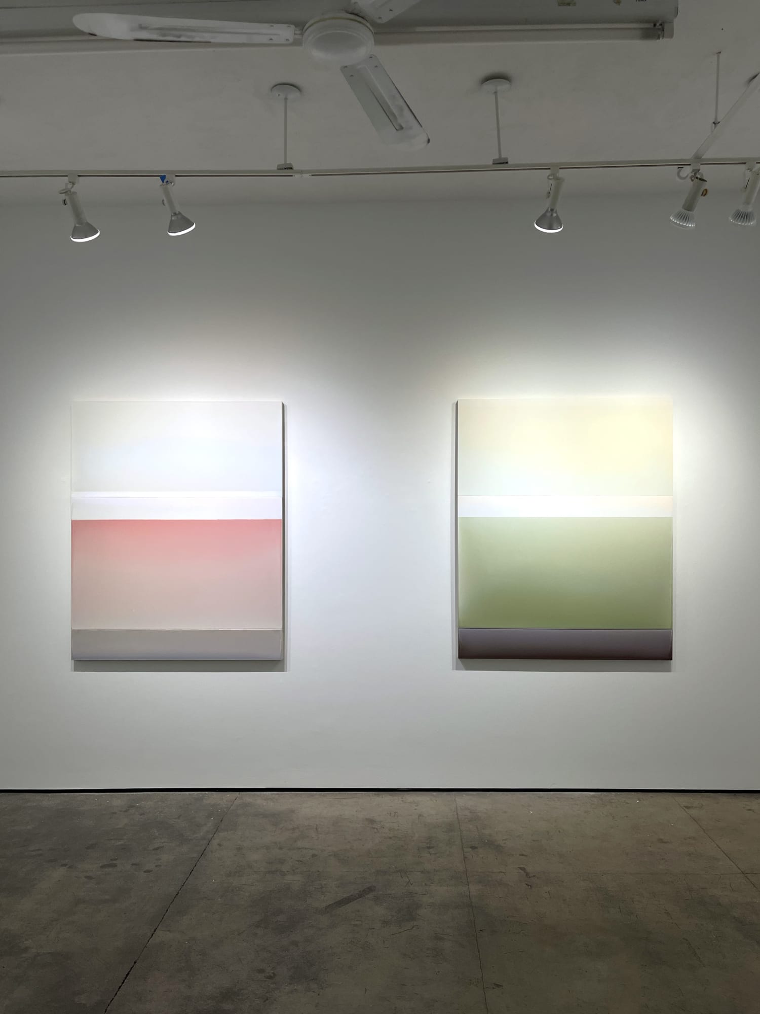 Picture of exhibition by Susan English titled "Light to Light",  October 27 to December 3rd, 2022