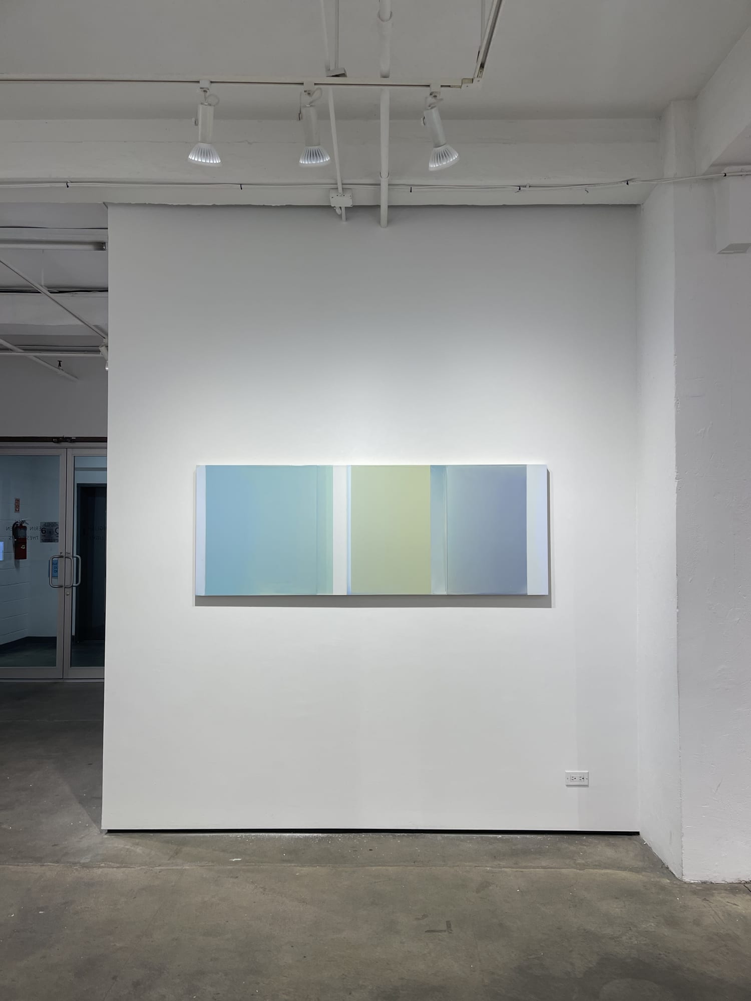 Picture of exhibition by Susan English titled "Light to Light",  October 27 to December 3rd, 2022