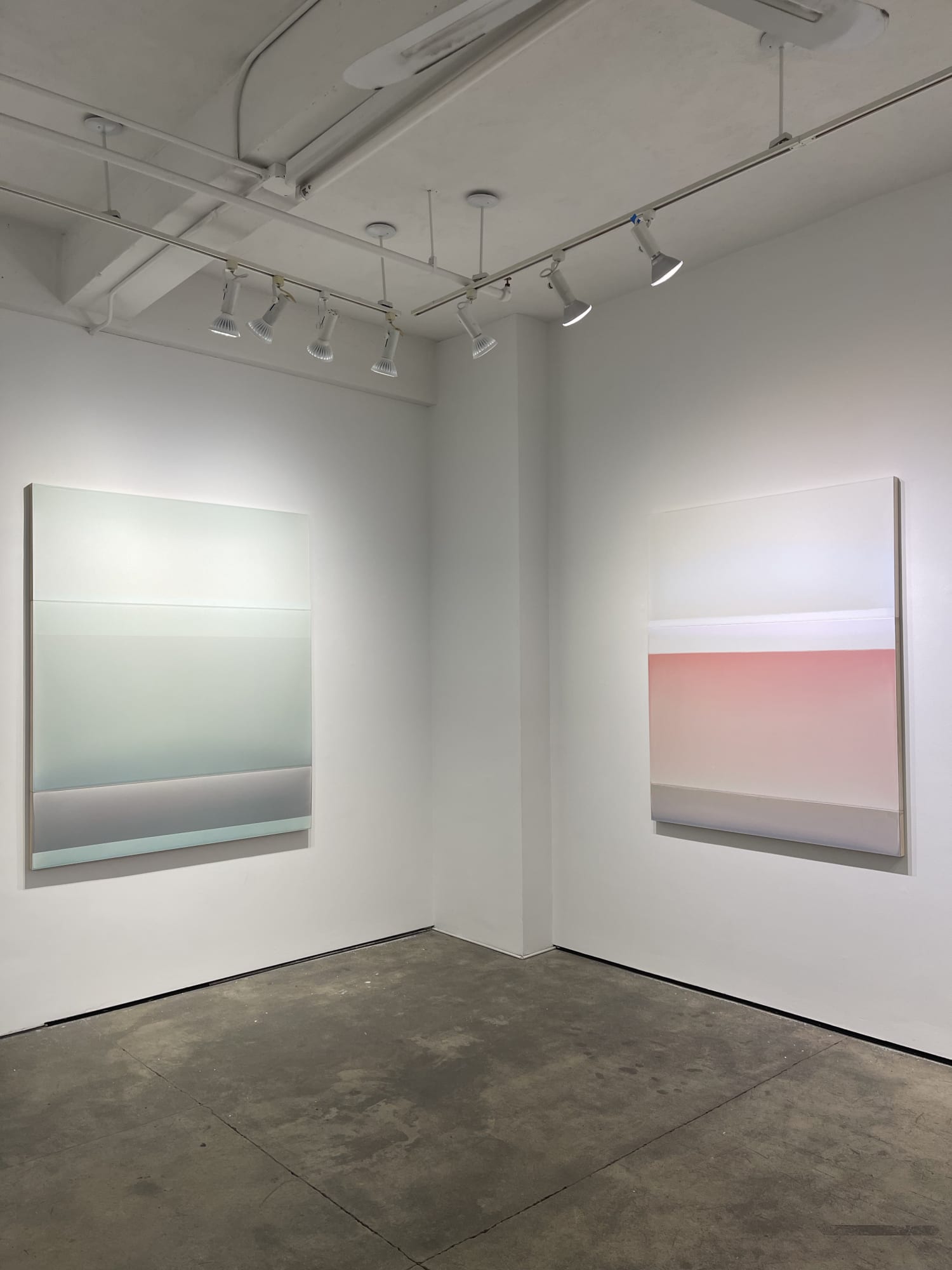 Picture of exhibition by Susan English titled "Light to Light",  October 27 to December 3rd, 2022