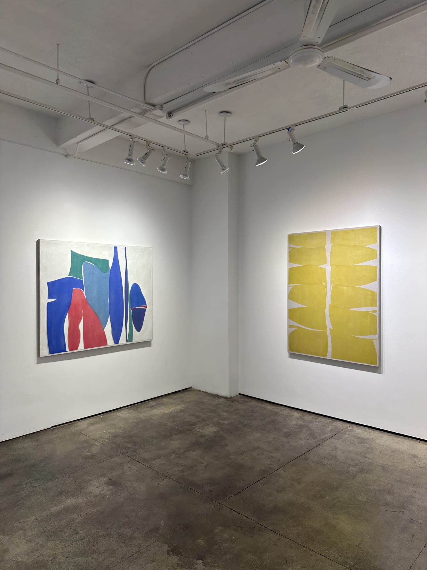 Installation shots of Joanne Freeman's exhibition "New York Conversations" January 5th to February 11th 2023