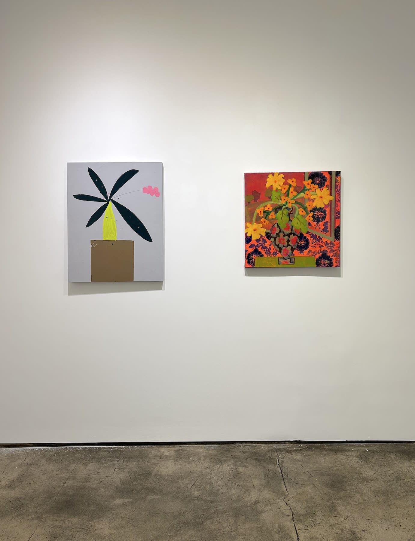 Installation views of an exhibition