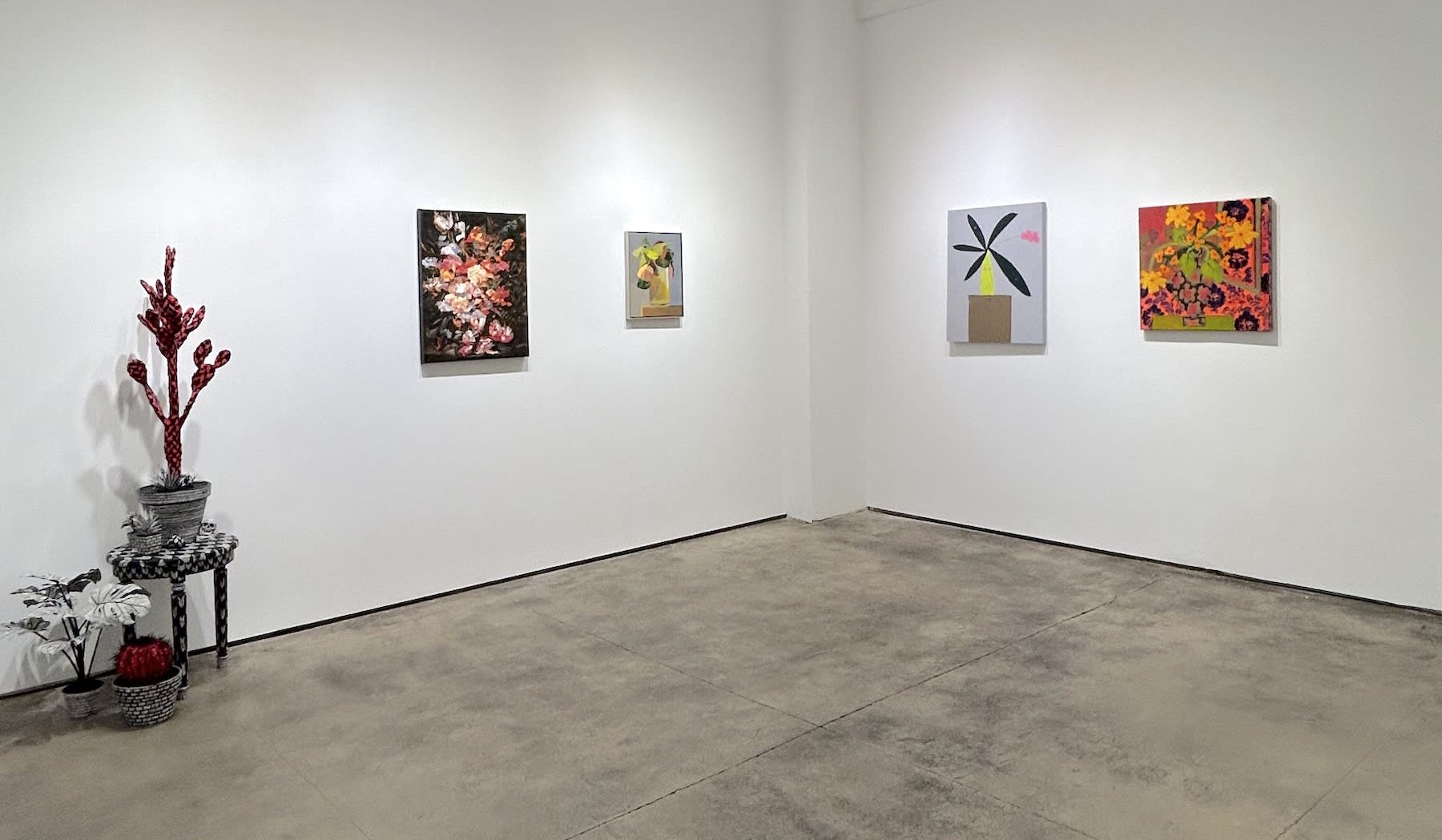 Installation views of an exhibition