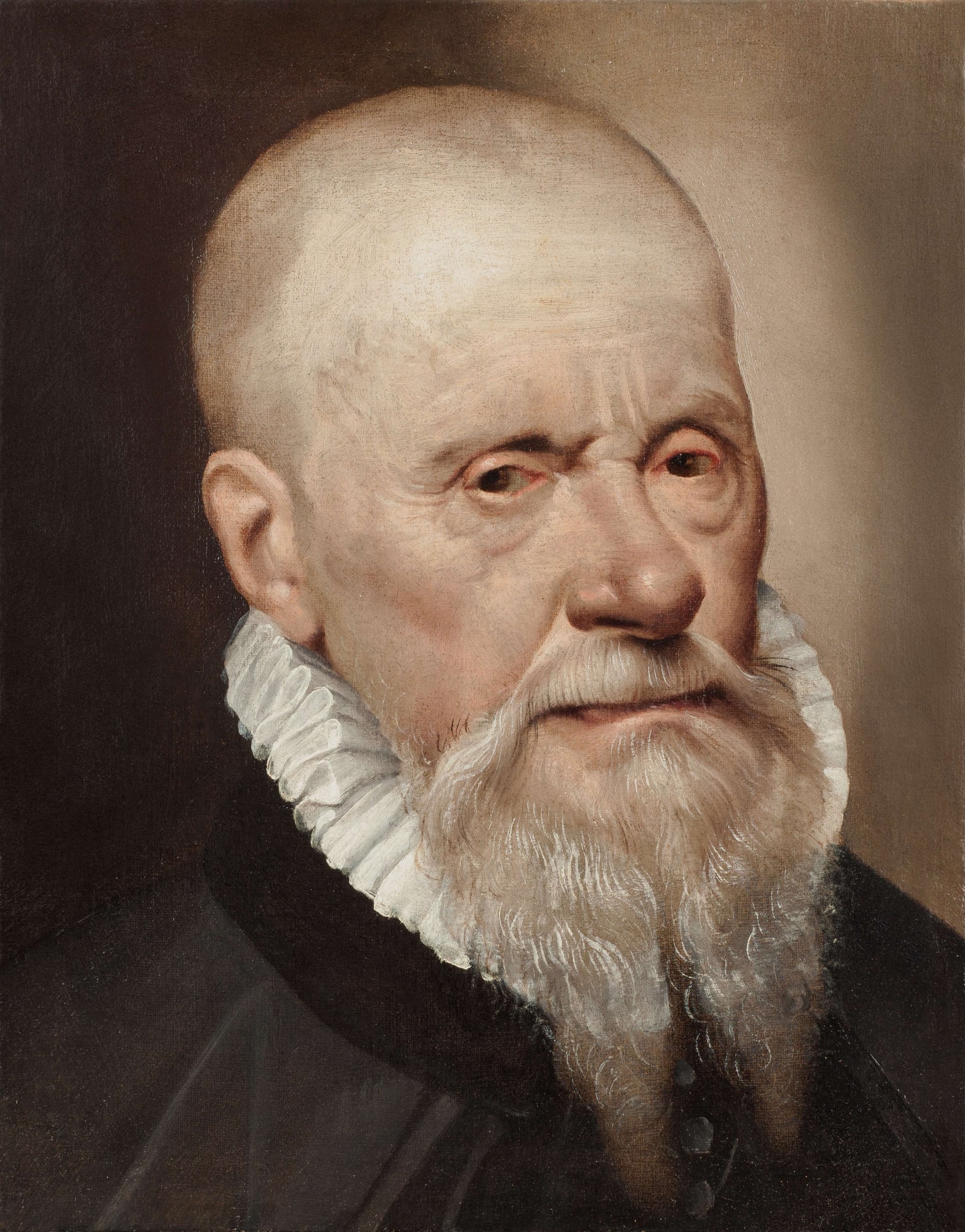 Bartolomeo Passerotti (1529 - 1592) Ritratto di gentiluomo Portrait of a Gentlemen / Portrait d'un gentilhomme Olio su tela / Oil on canvas / Huile sur toile 40,5 x 31,7 cm