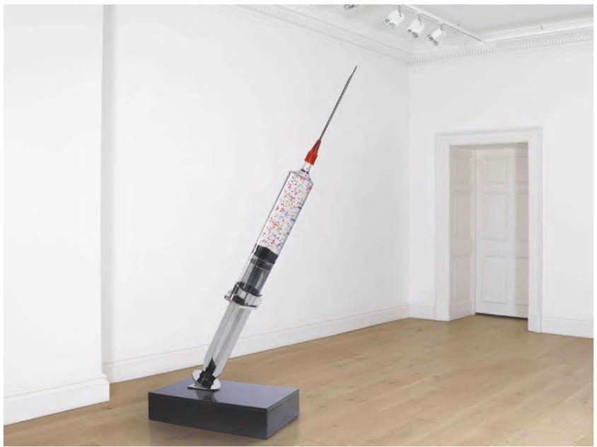 Love Serum Polished stainless steel, acrylic and urethane resin, on granite base 186 x 143 x 80 cm Edition of 6 Price available on request