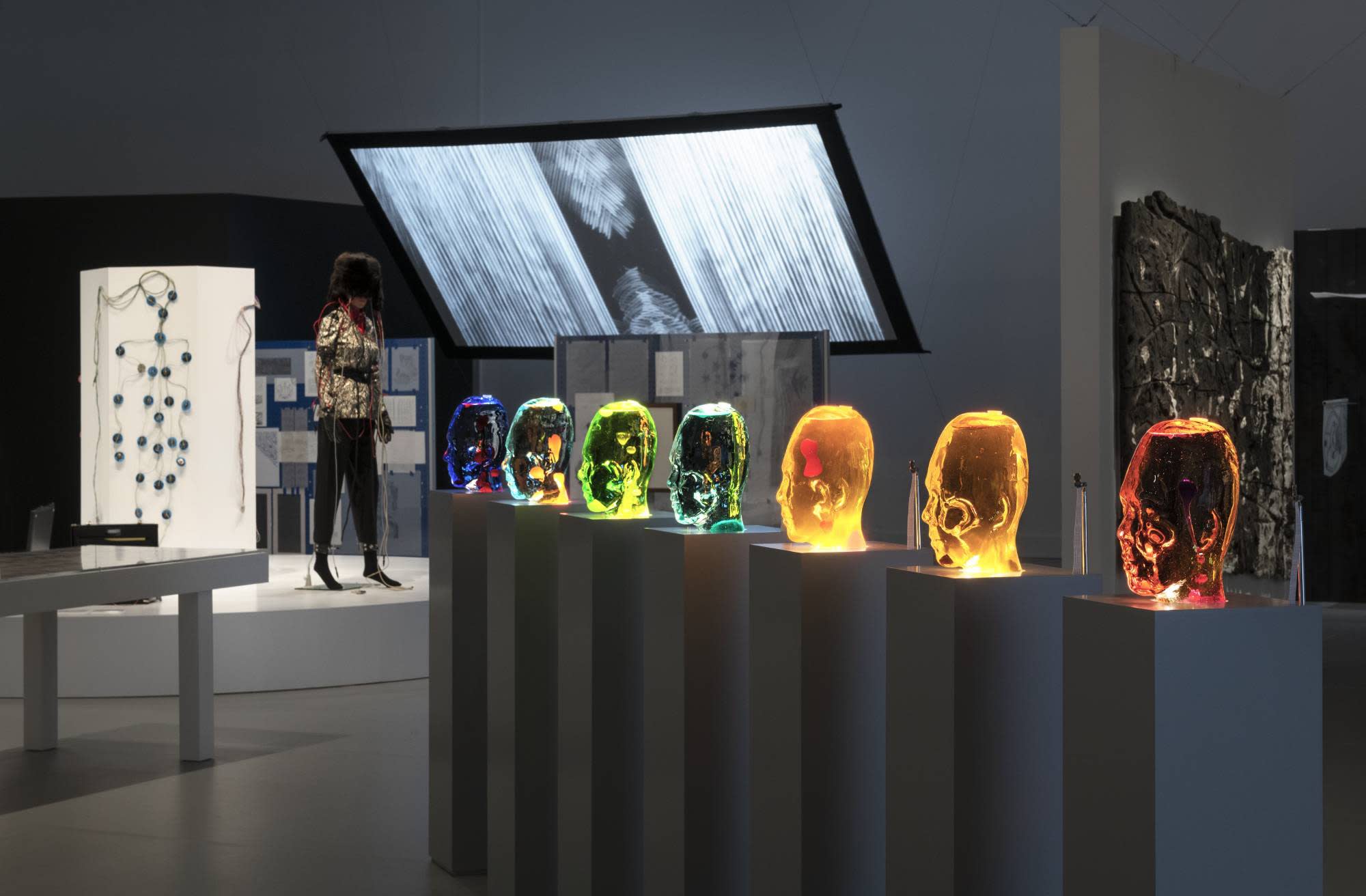 Installation view Mud Muses. A Rant About Technology, Moderna Museet, Stockholm (2019) | Photo: Åsa Lundén