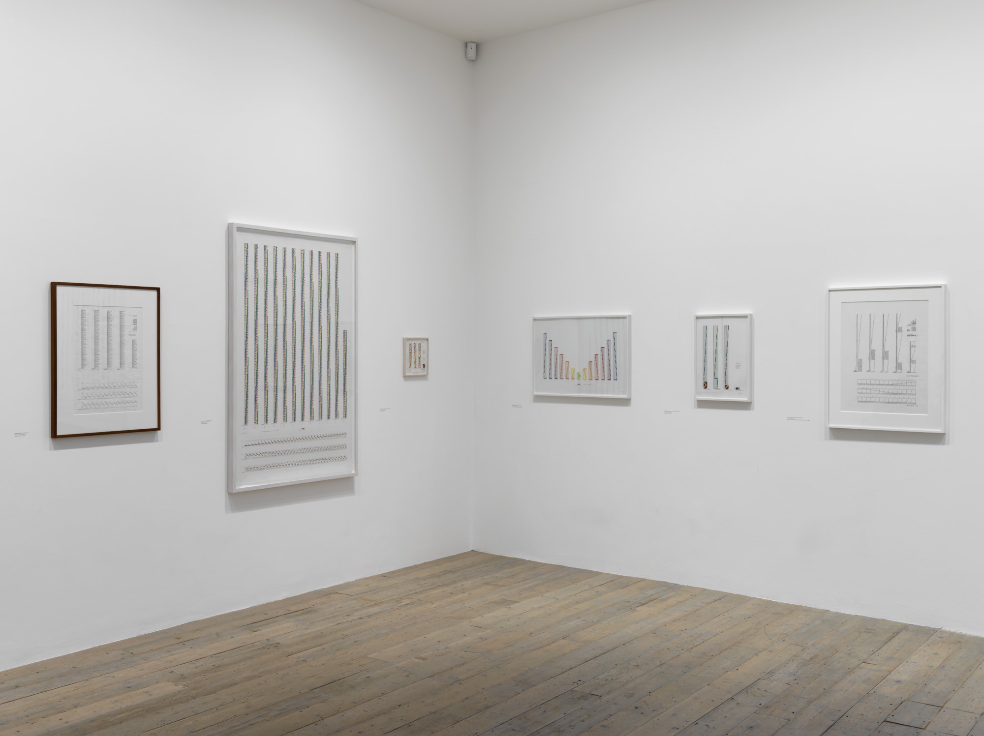 Installation view Channa Horwitz, Raven Row, London (2016) | Photo: Marcus J. Leith