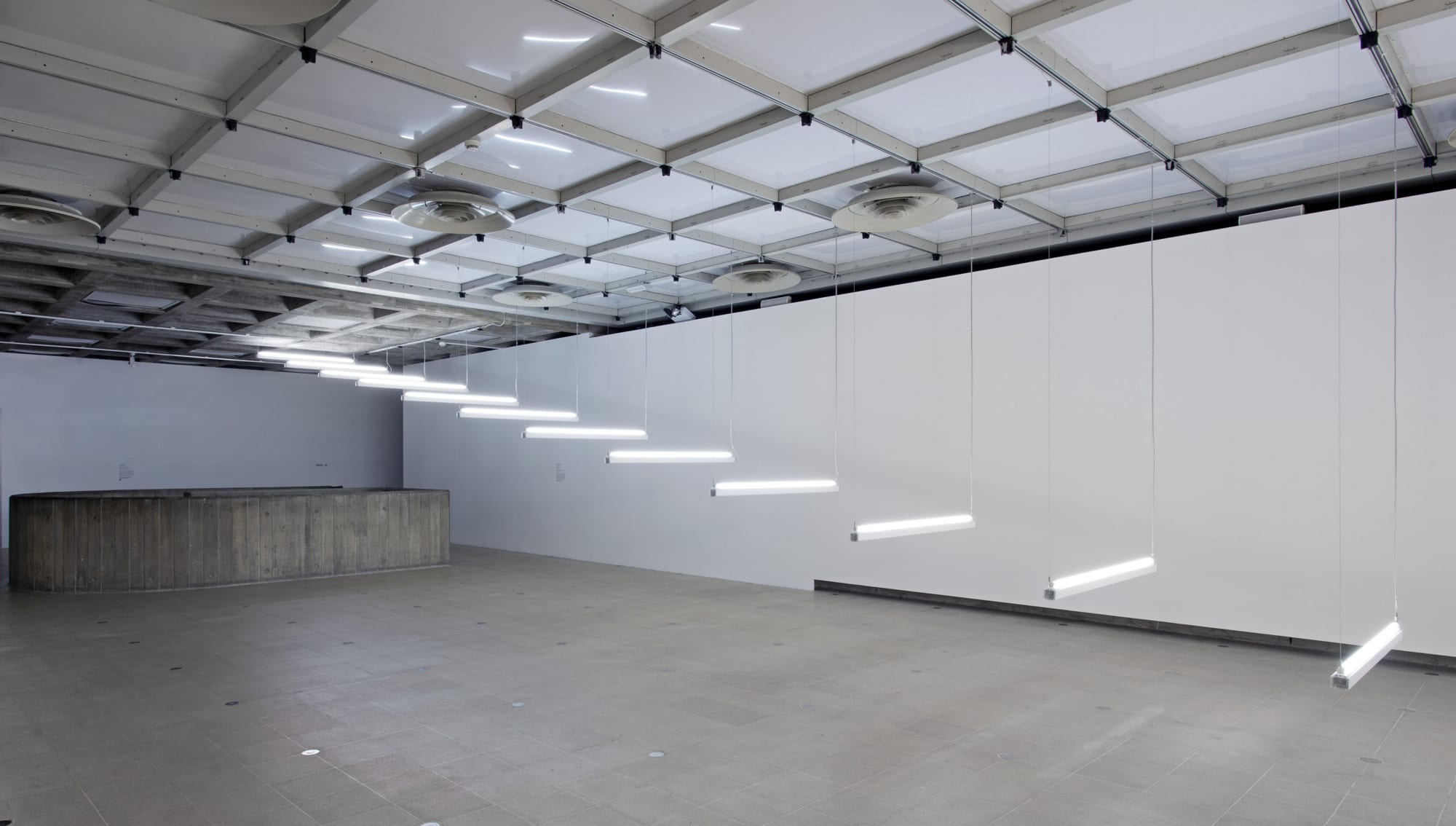Installation view white Light Steps, Hayward Gallery Southbank Centre, London (2013) | Photo: Marcus Leit