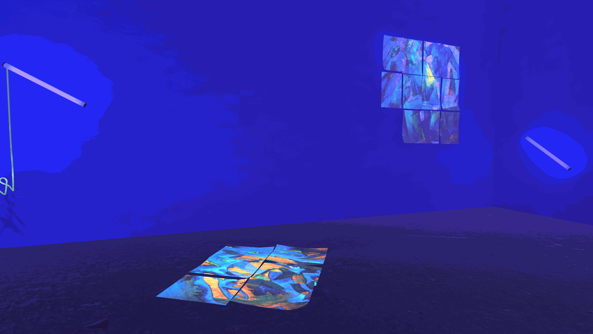 Virtual Reality ... sollte die Reise weitergehen, suchte man Neuseeland, in diesem fremden Gelände ..., (1980/2020) (Screenshot)