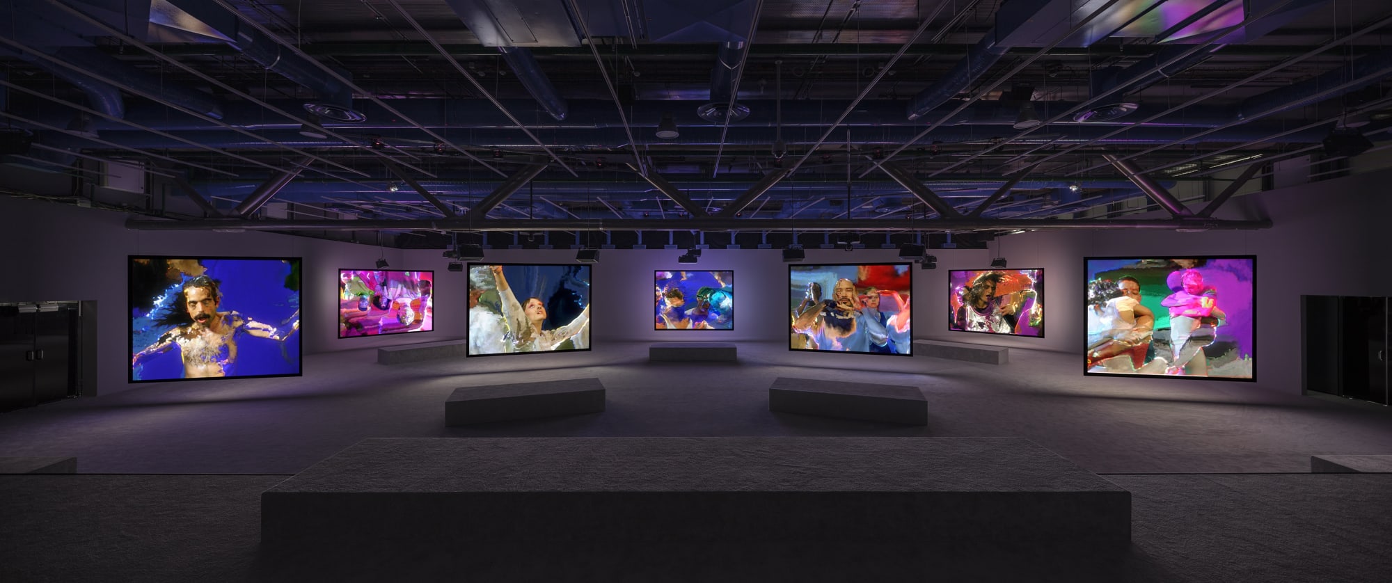 Installation view Phase Shifting Index, Centre Pompidou, Paris (2020) | Photo: Timo Ohler, Courtesy of the artist and Macaulay and Co. Fine Arts © Jeremy Shaw