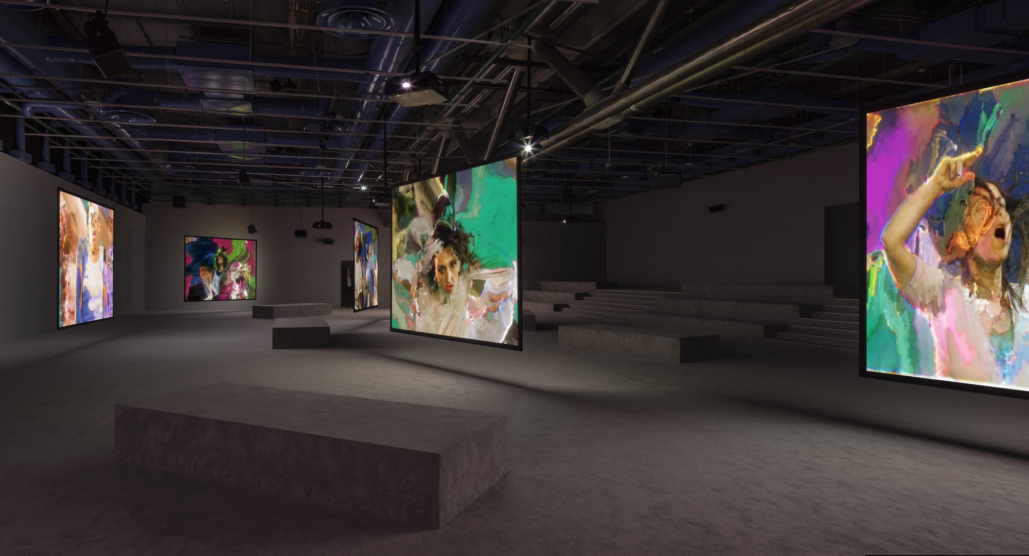 Installation view Phase Shifting Index, Centre Pompidou, Paris (2020) | Photo: Timo Ohler, Courtesy of the artist and Macaulay and Co. Fine Arts © Jeremy Shaw