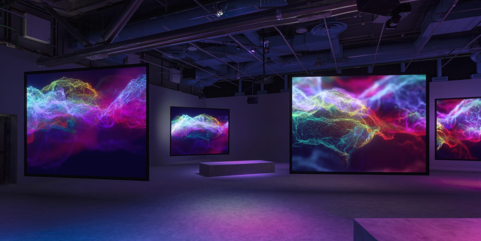 Installation view Phase Shifting Index, Centre Pompidou, Paris (2020) | Photo: Timo Ohler, Courtesy of the artist and Macaulay and Co. Fine Arts © Jeremy Shaw