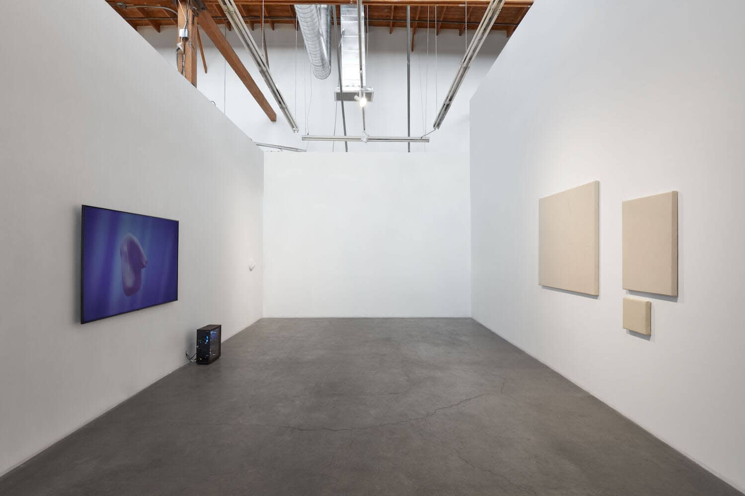 Installation view The Valley of the moon, François Ghebaly, Los Angeles (2021) | Photo: François Ghebaly