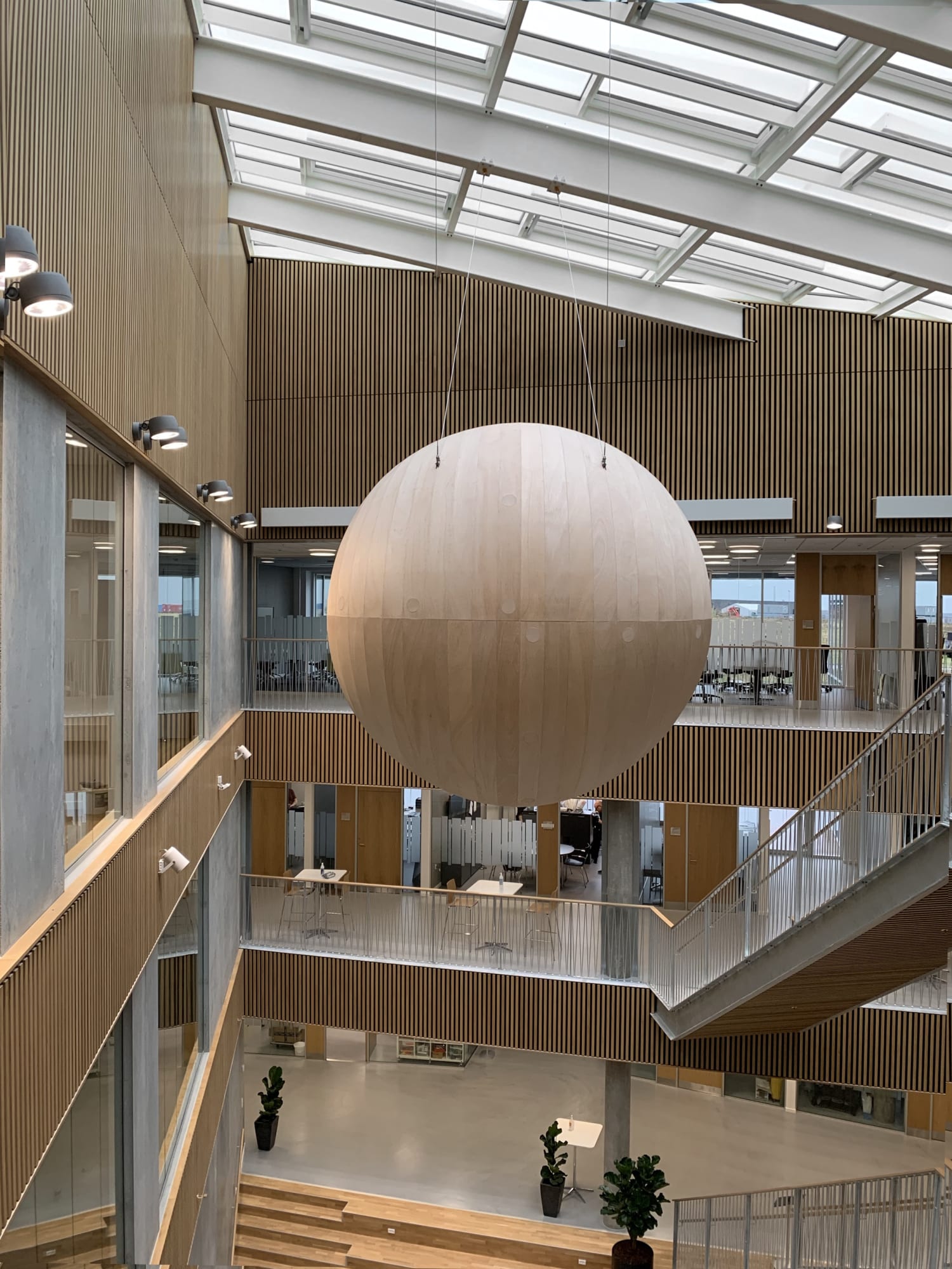 Permantent Installation The Shape of a Circle in the Mind of a Square (2020), Zealand Academy K&oslash;ge, Denmark | Photo: Studio Troika