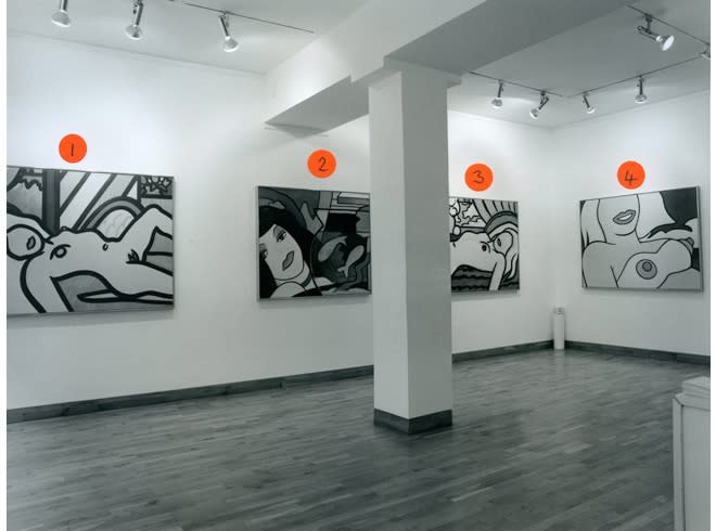 TOM WESSLEMANN Installation View