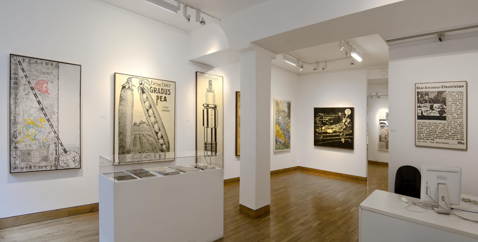 WALLY HEDRICK & WILLIAM T. WILEY Installation View